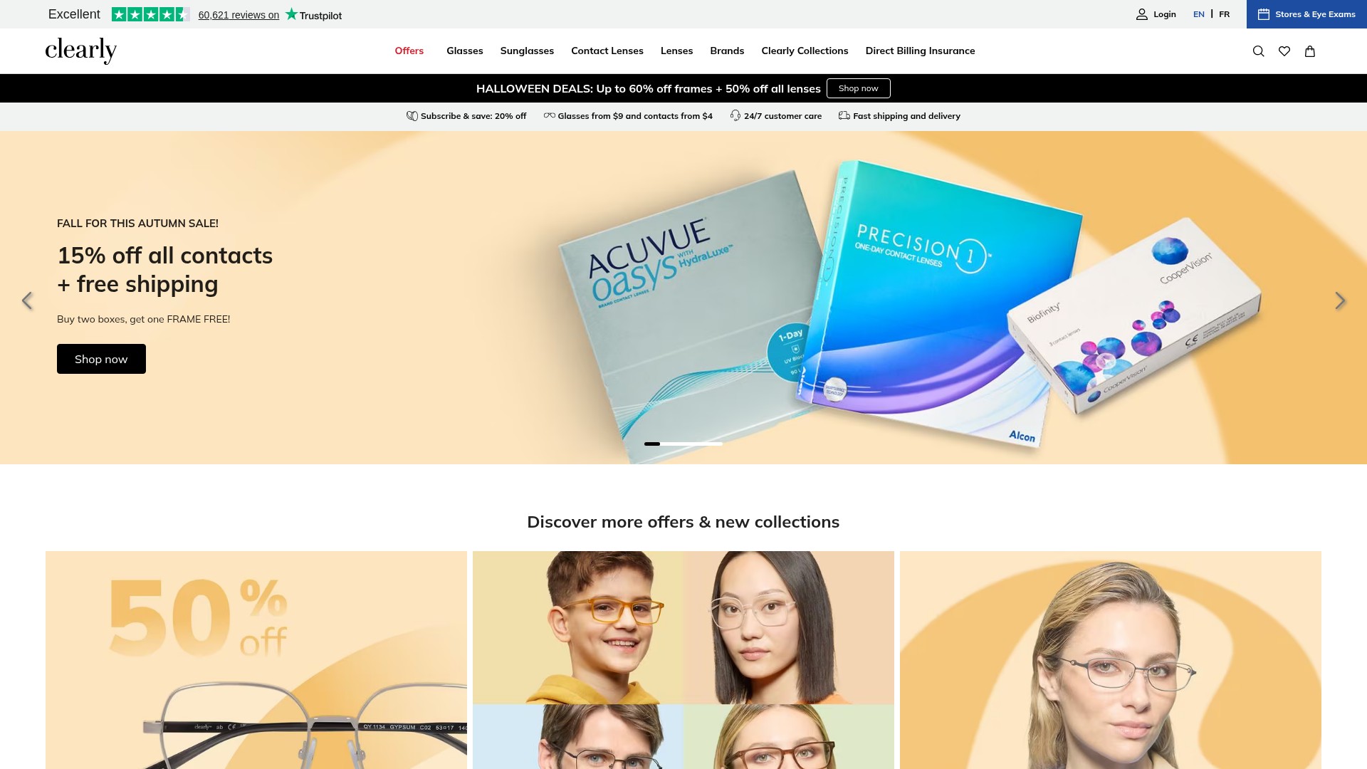 Screenshot of www.clearly.ca