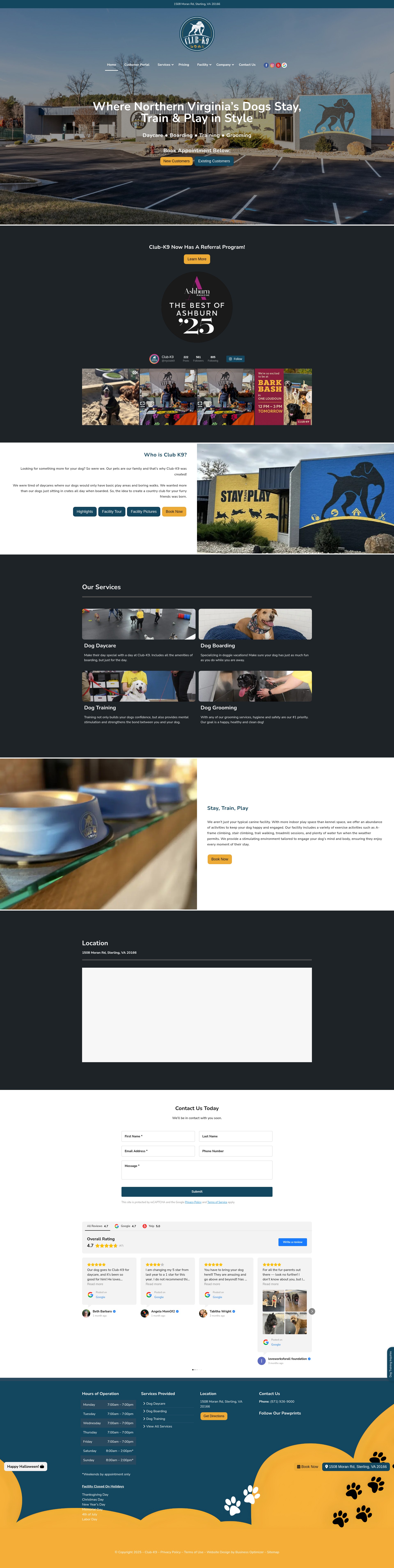 Screenshot of www.club-k9.com