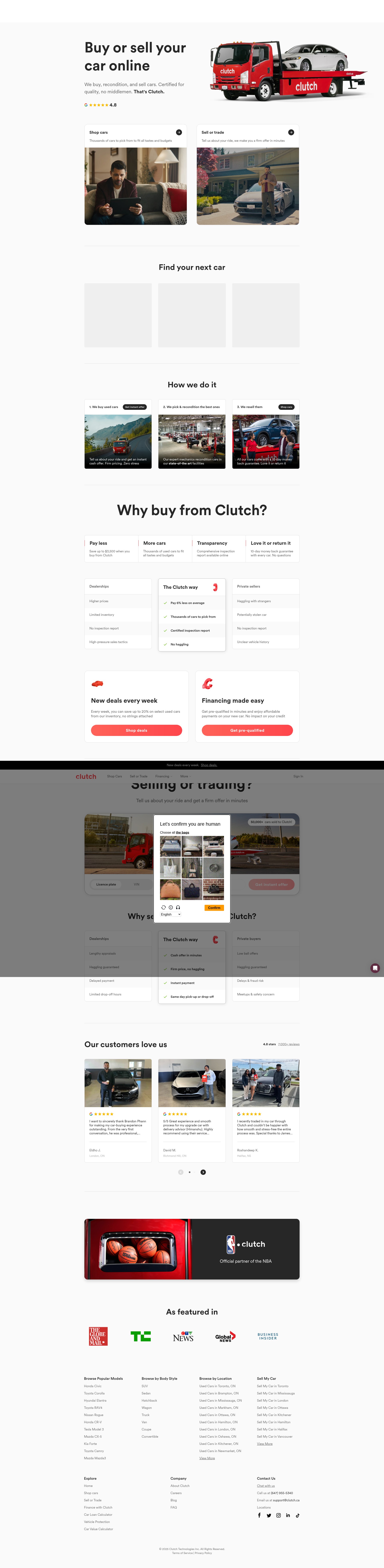 Screenshot of www.clutch.ca