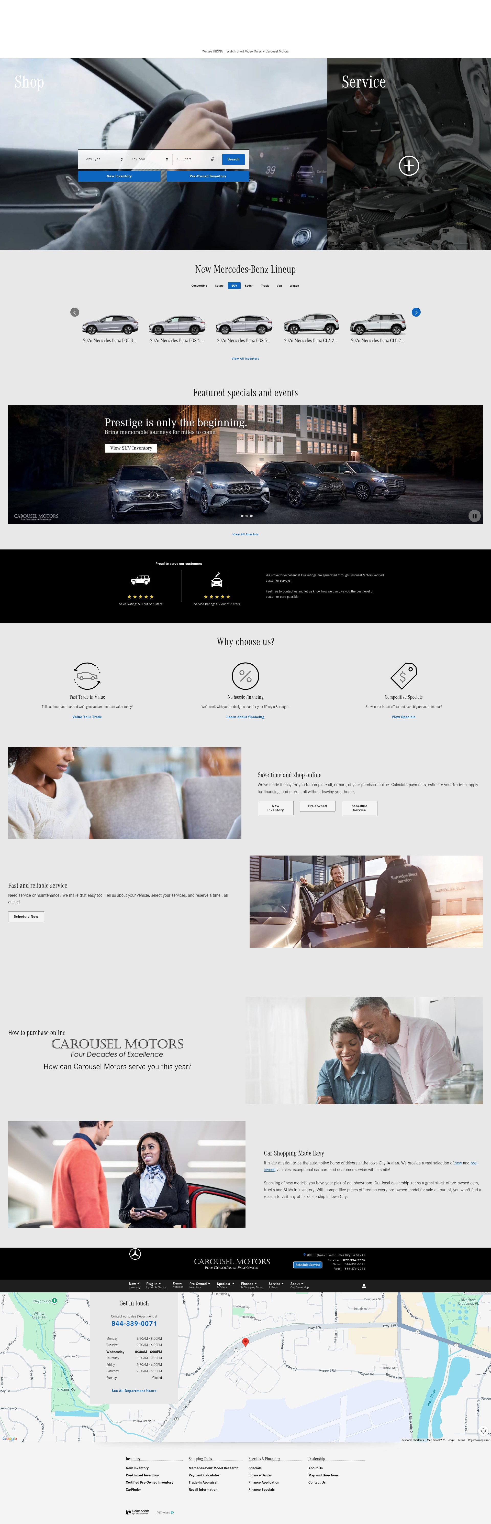 Screenshot of www.cmmercedes.com