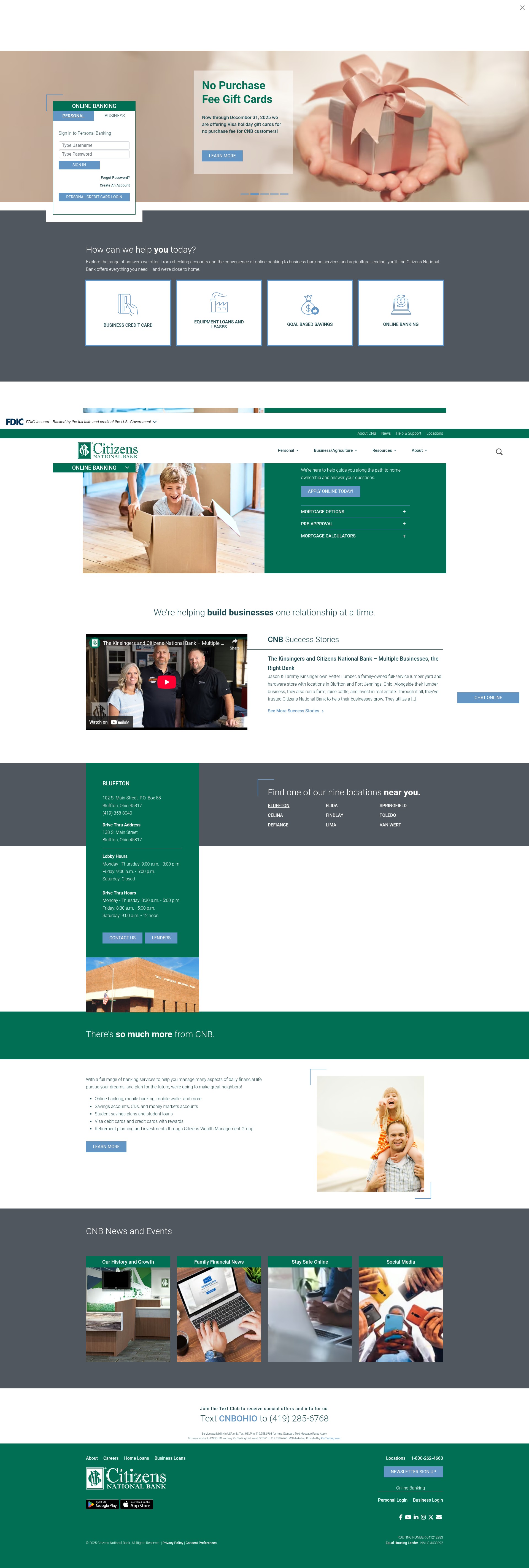 Screenshot of www.cnbohio.com