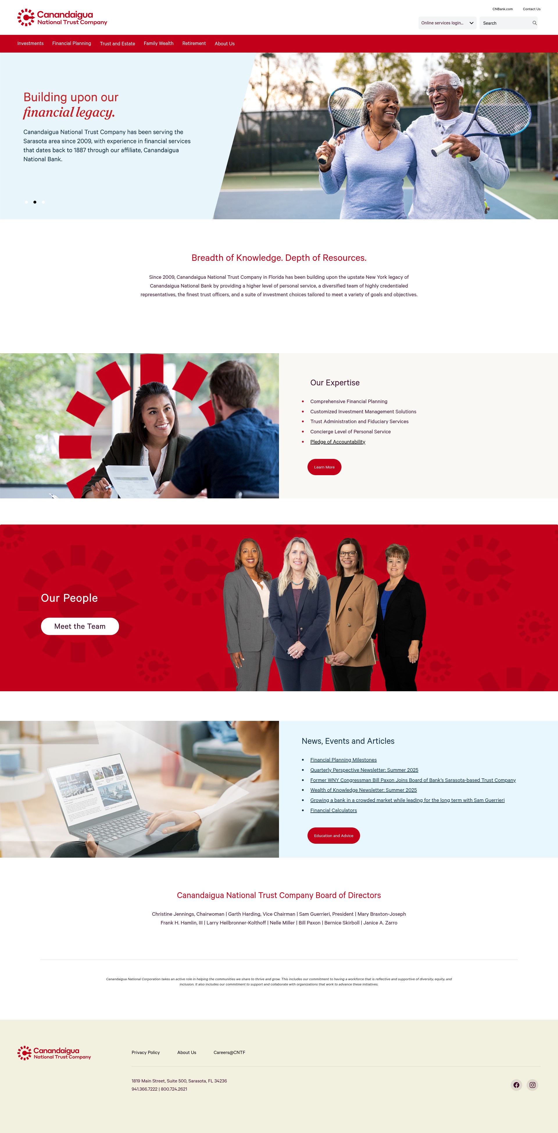 Screenshot of www.cntrustcompany.com
