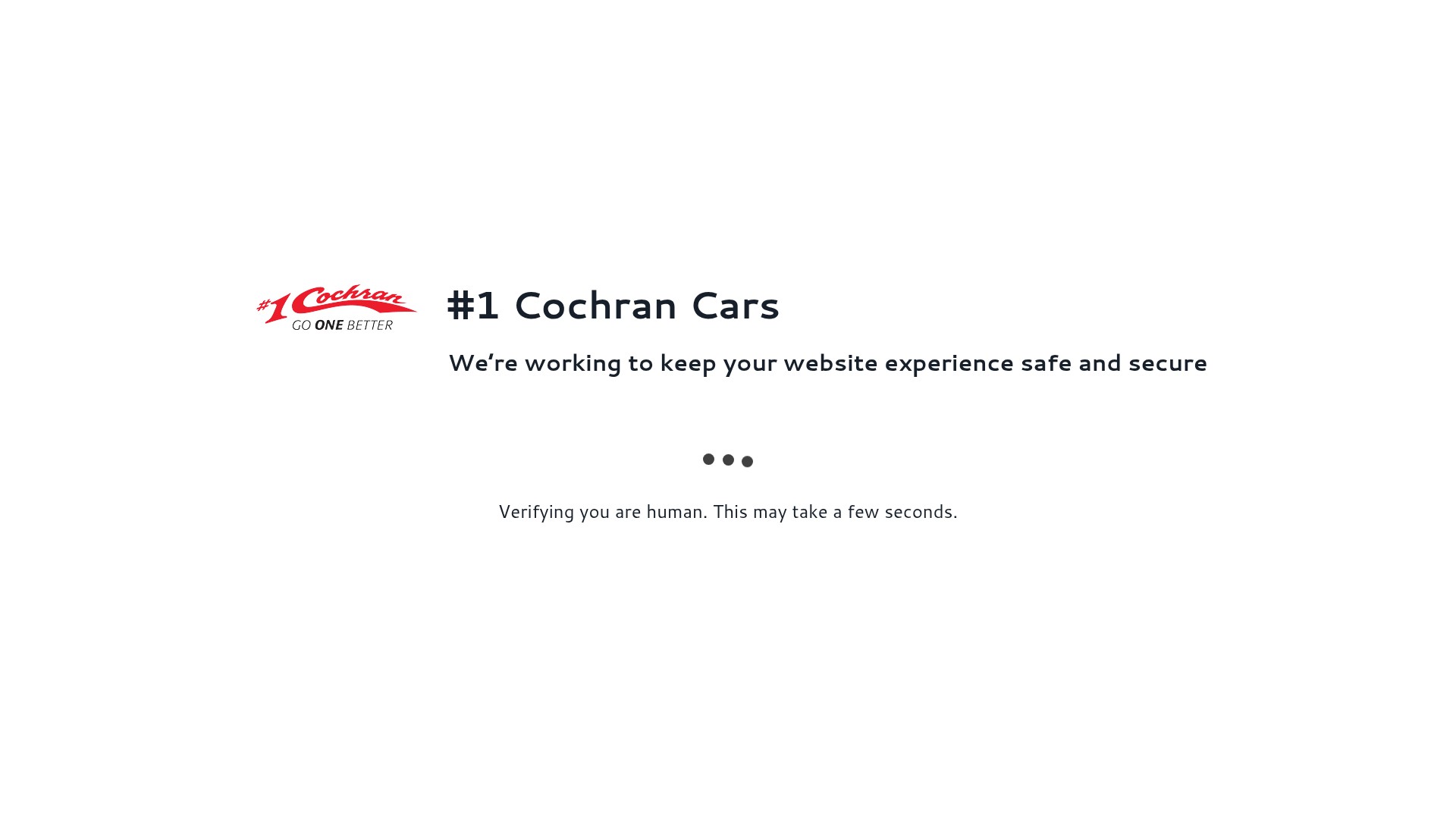 Screenshot of www.cochrancars.com