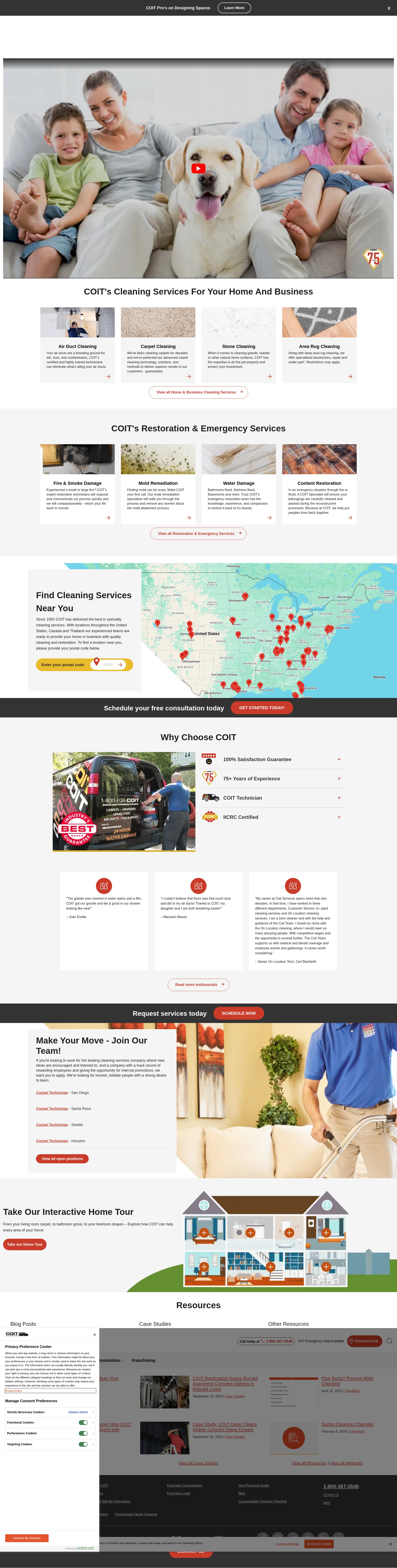 Screenshot of www.coit.com
