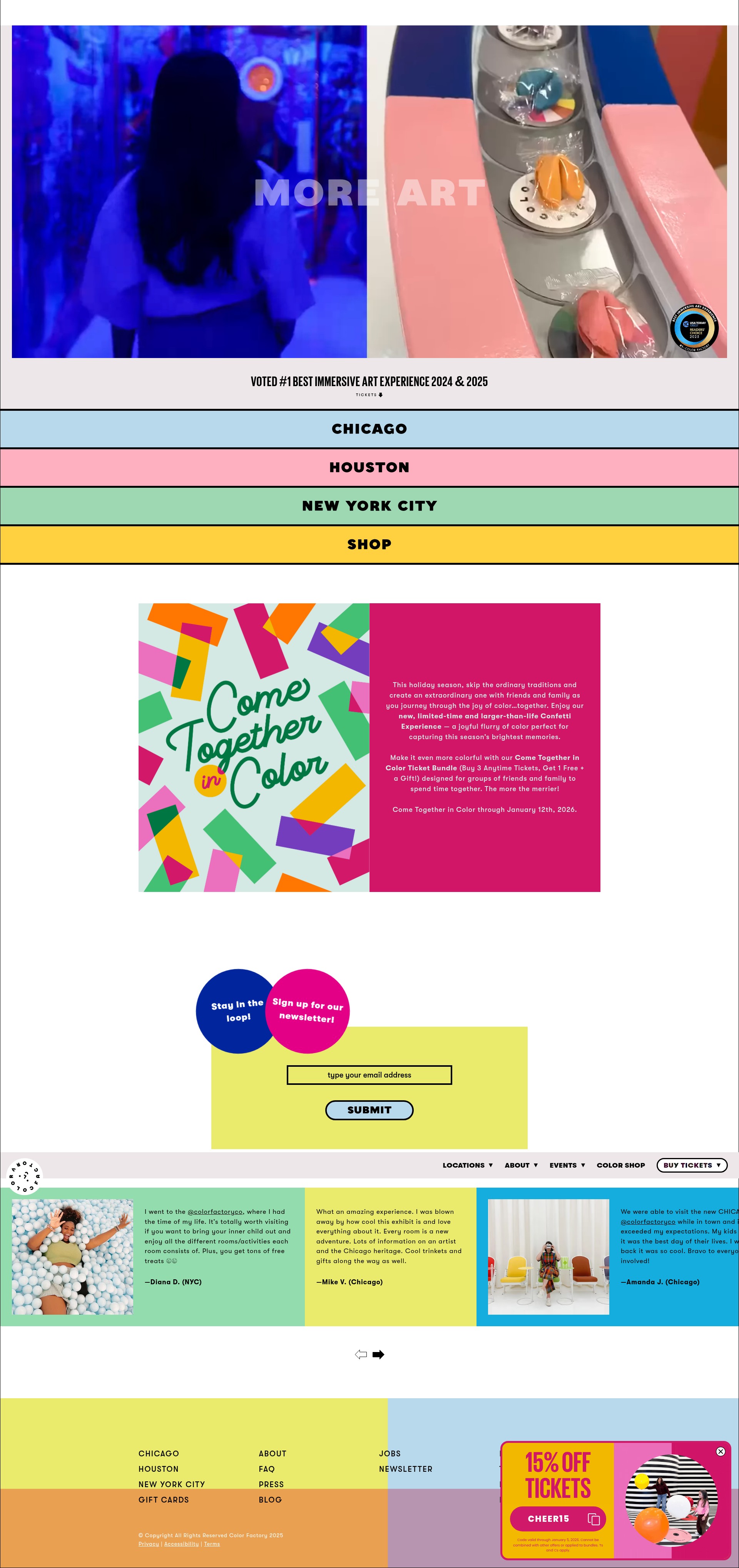 Screenshot of www.colorfactory.co