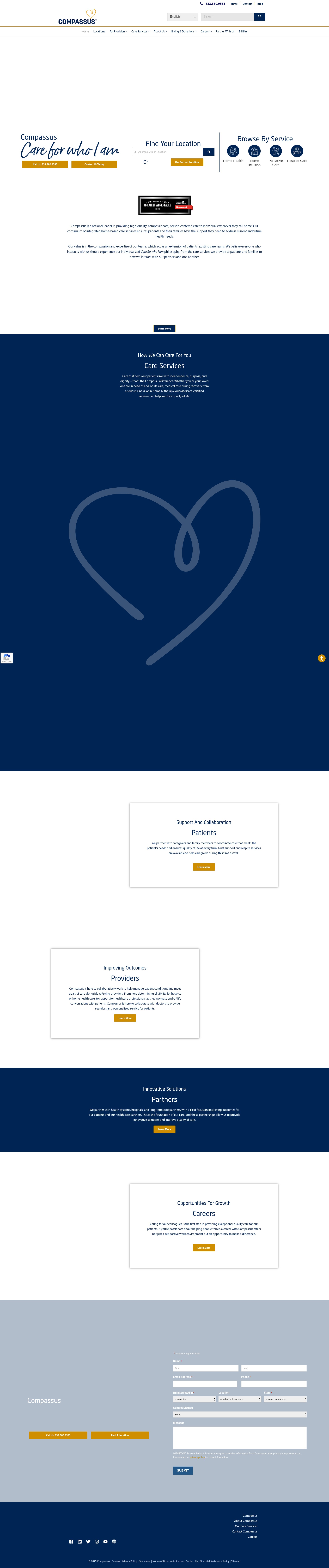 Screenshot of www.compassus.com