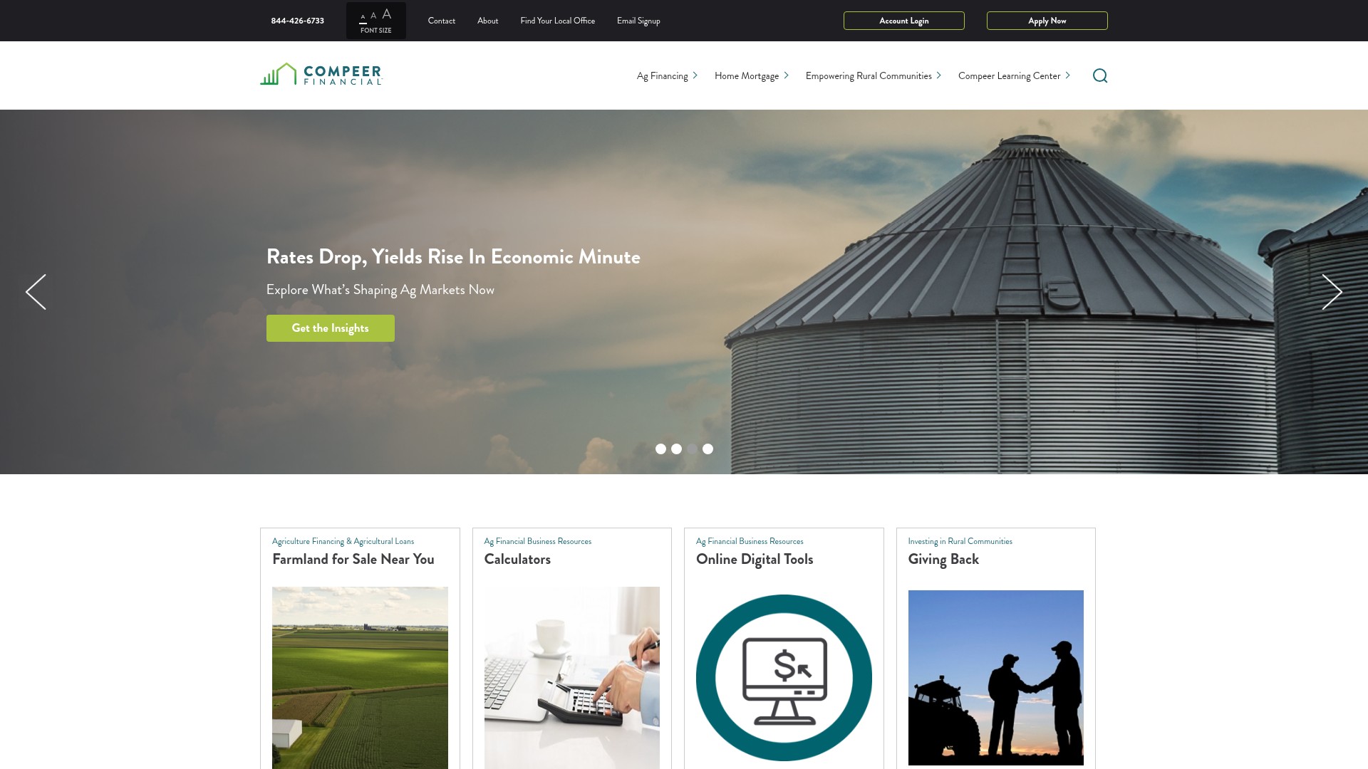 Screenshot of www.compeer.com