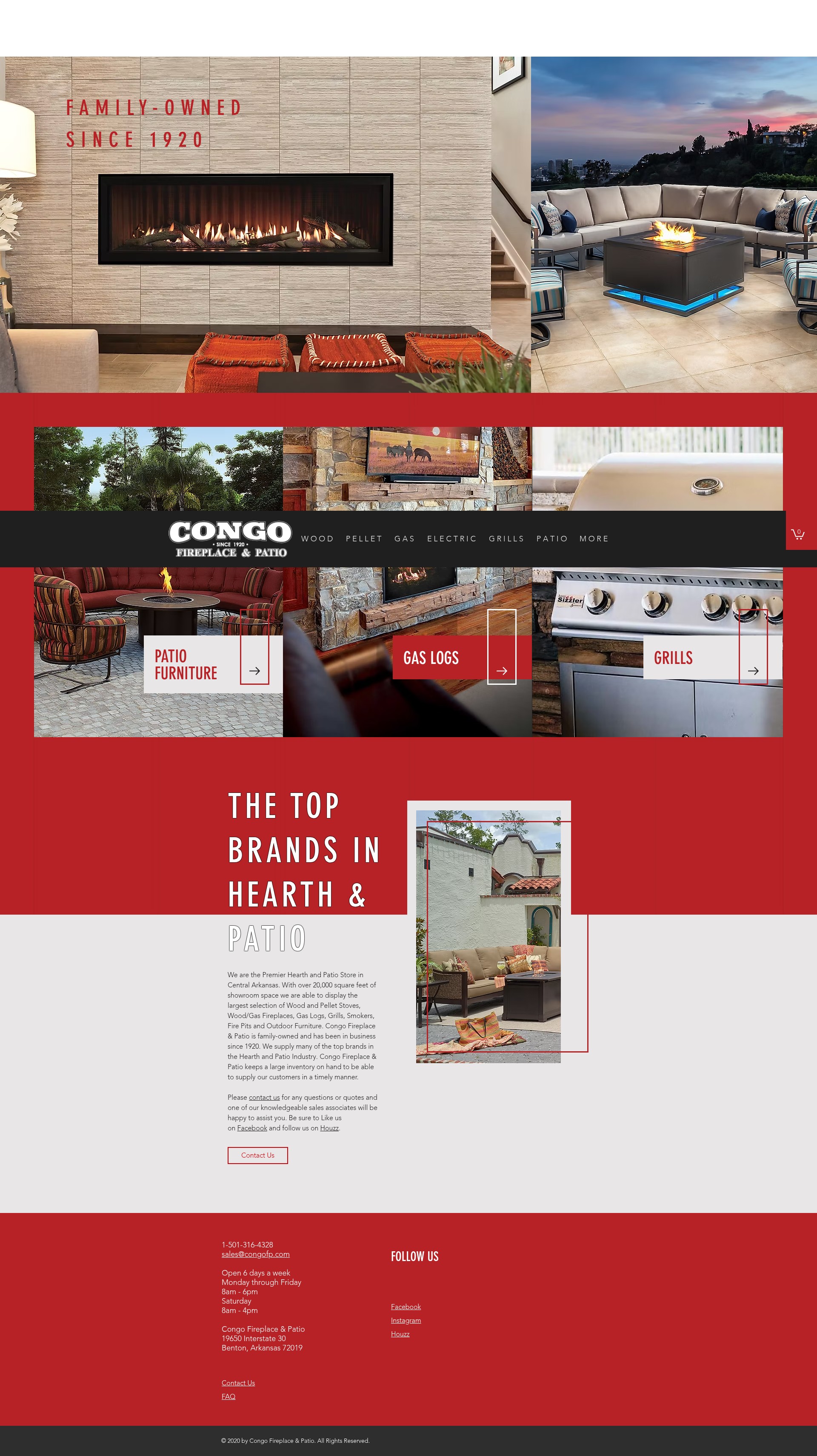 Screenshot of www.congofp.com
