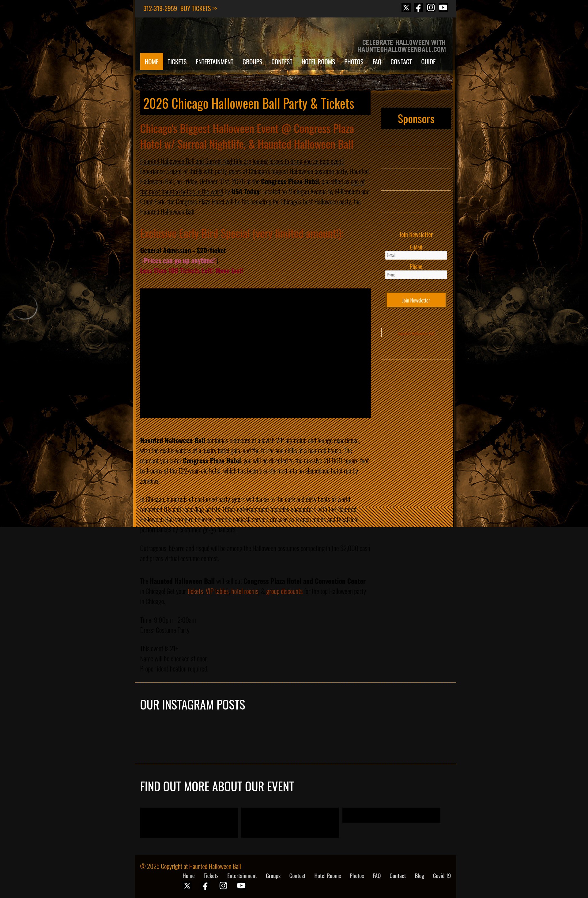 Screenshot of www.congressplazahotel.com