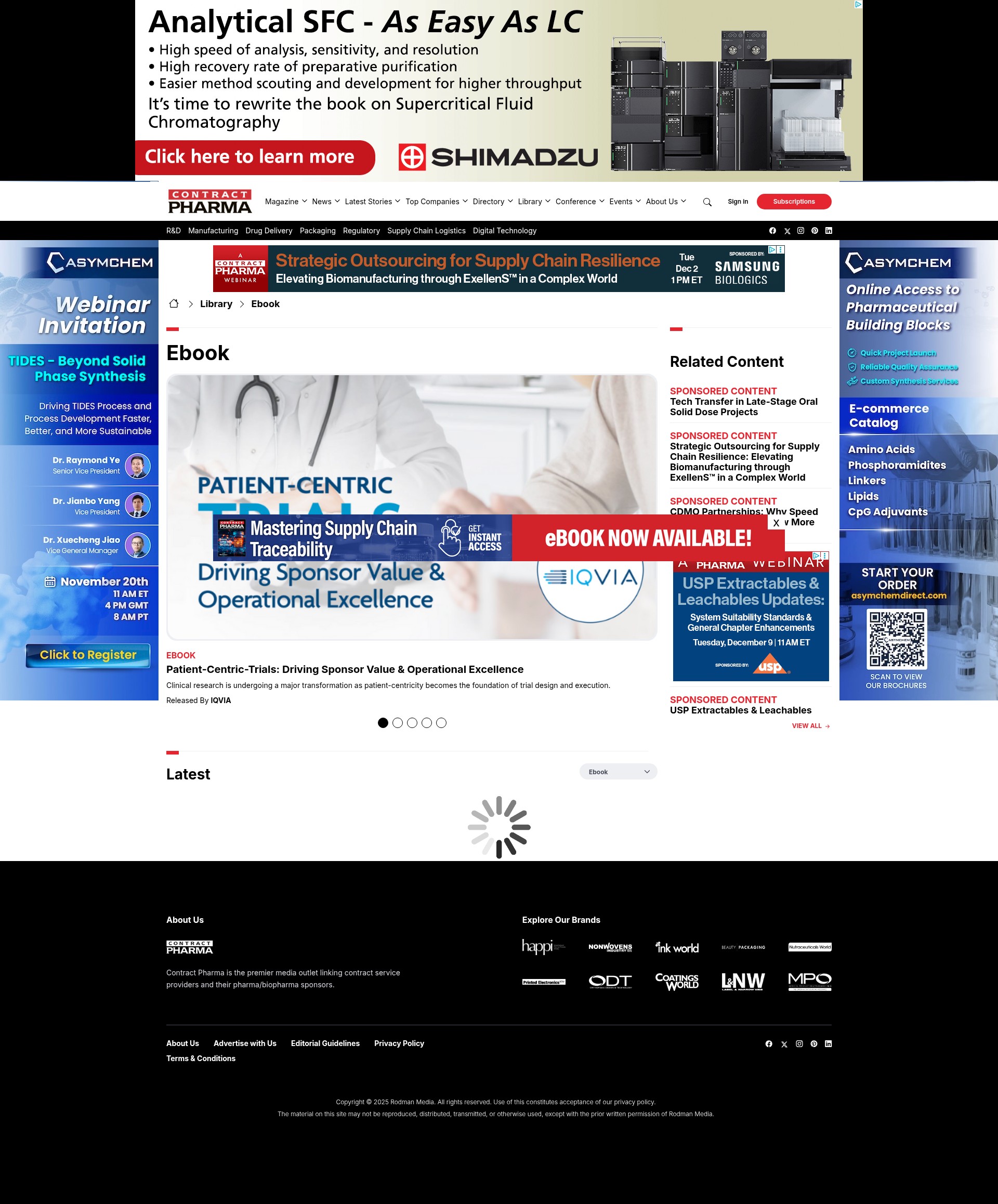 Screenshot of www.contractpharma.com
