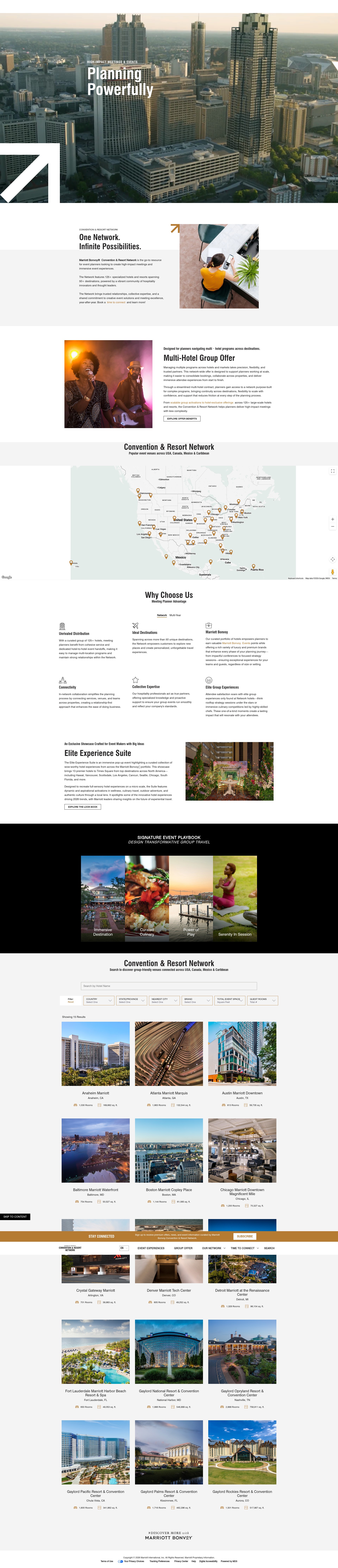 Screenshot of www.conventionresortnetwork.com