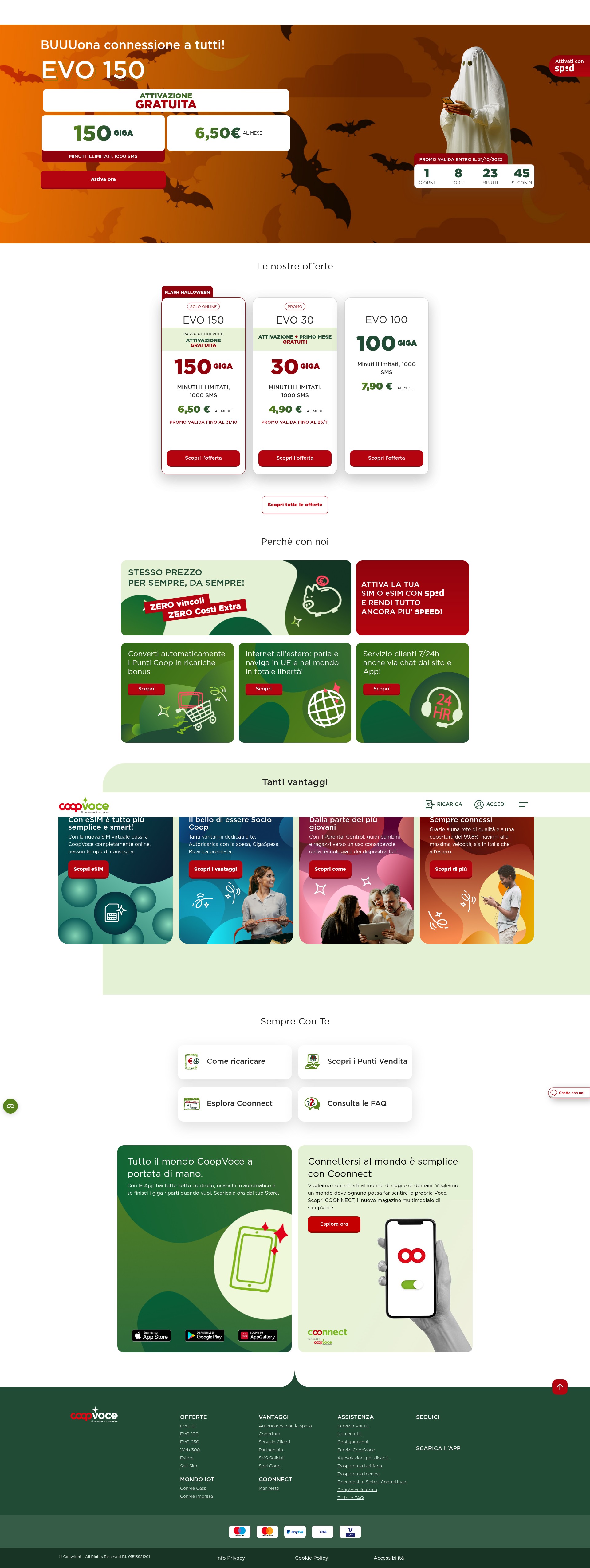 Screenshot of www.coopvoce.it