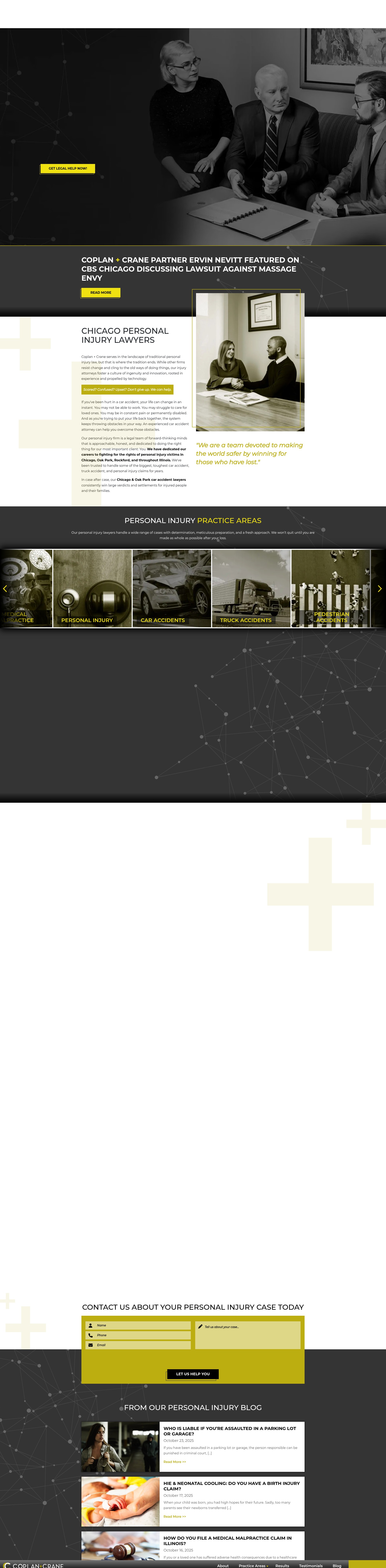 Screenshot of www.coplancrane.com