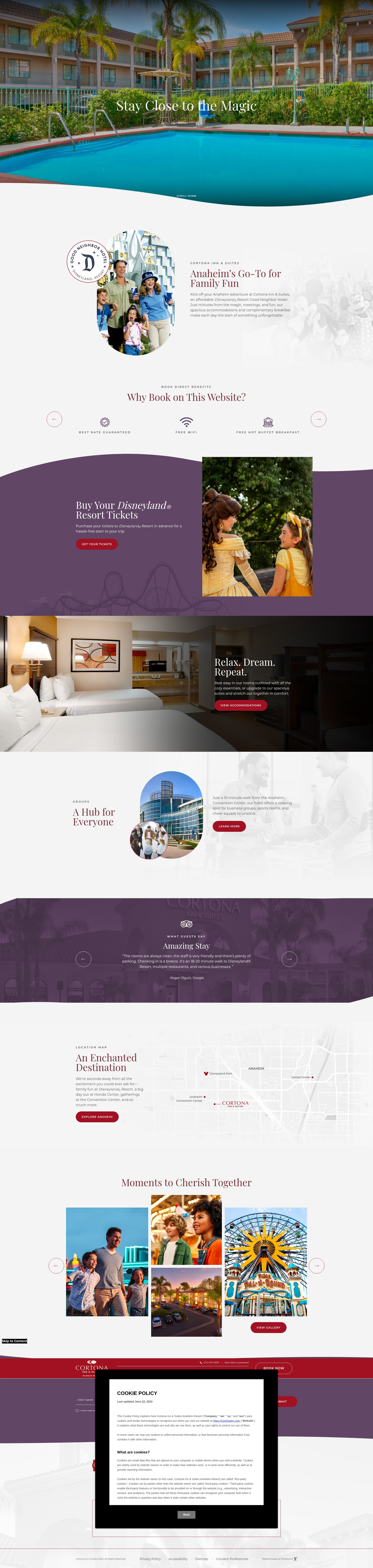 Screenshot of www.cortonainn.com