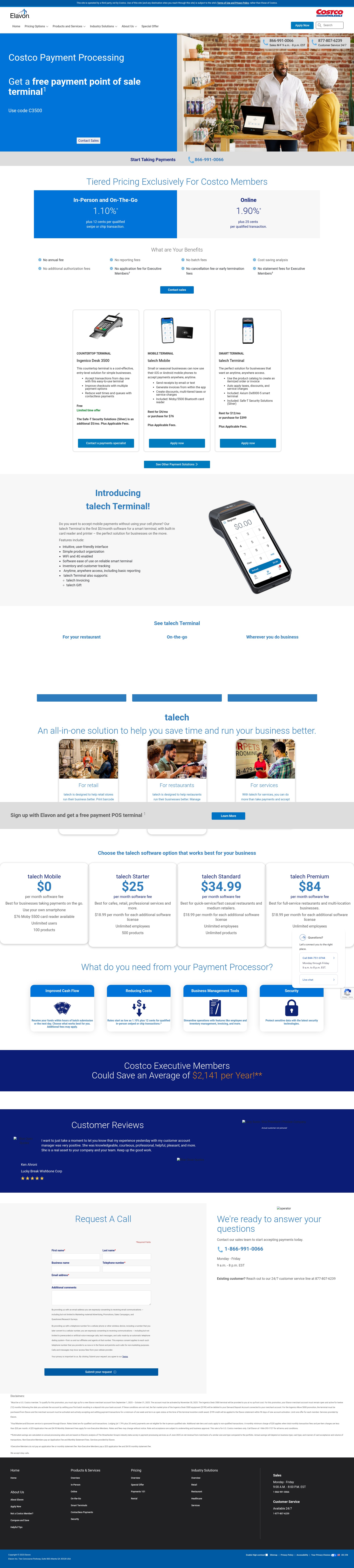 Screenshot of www.costcopaymentprocessing.com