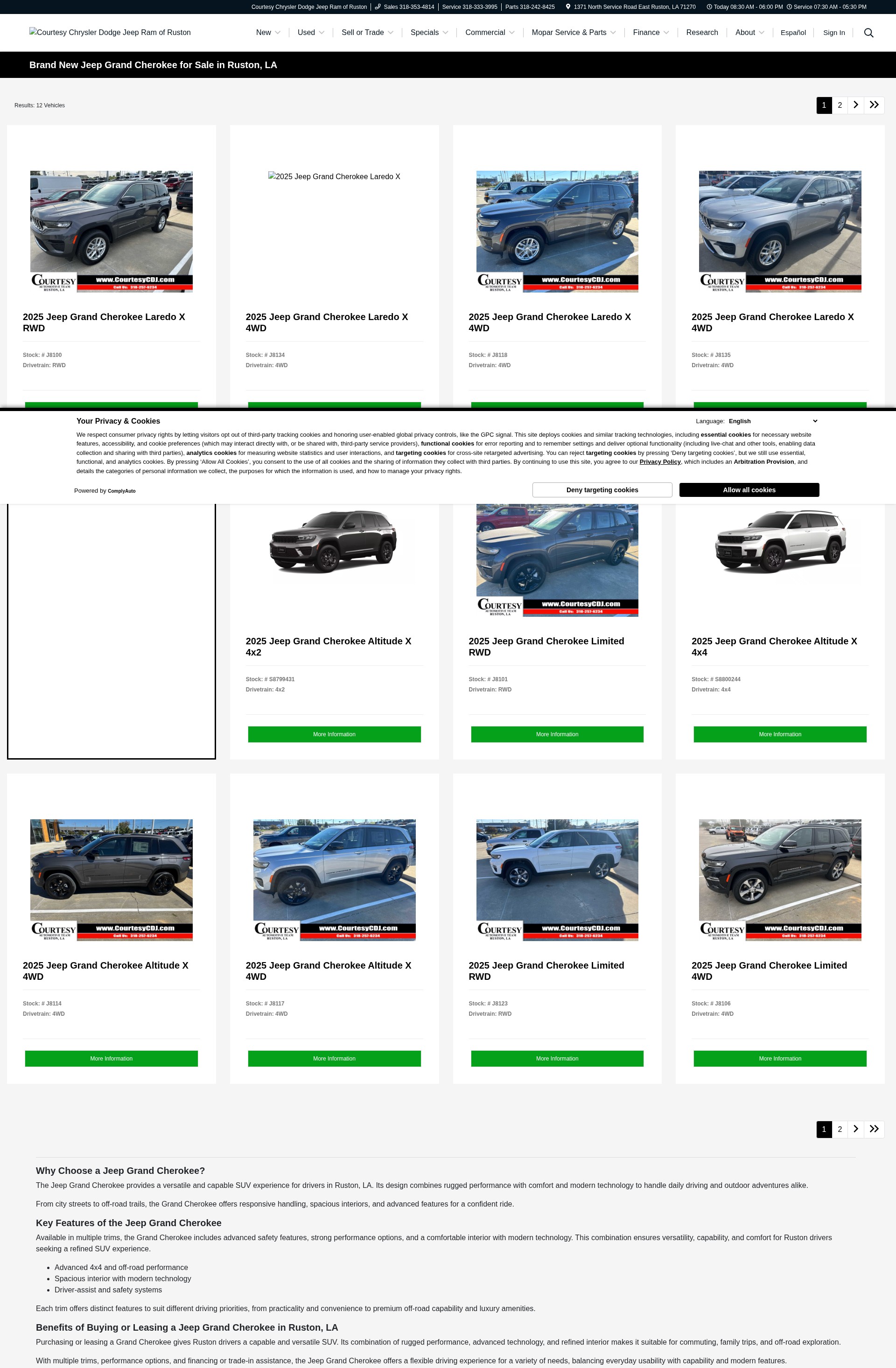 Screenshot of www.courtesycdj.com
