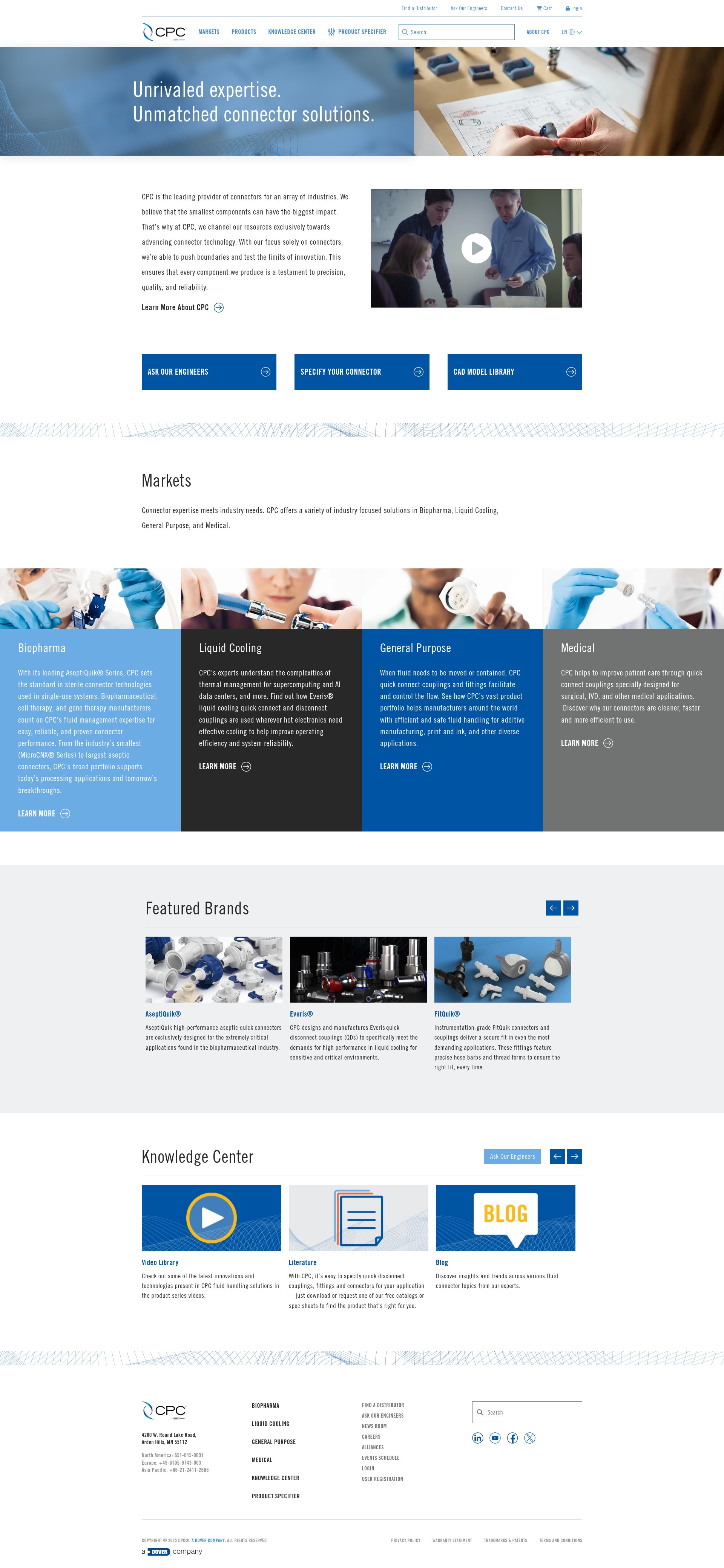 Screenshot of www.cpcworldwide.com