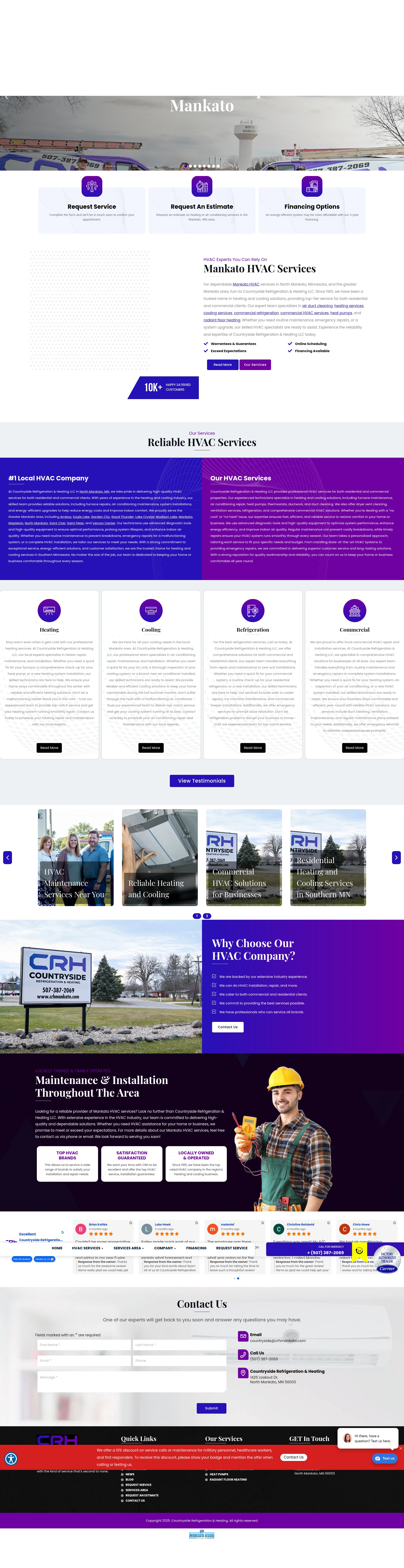 Screenshot of www.crhmankato.com