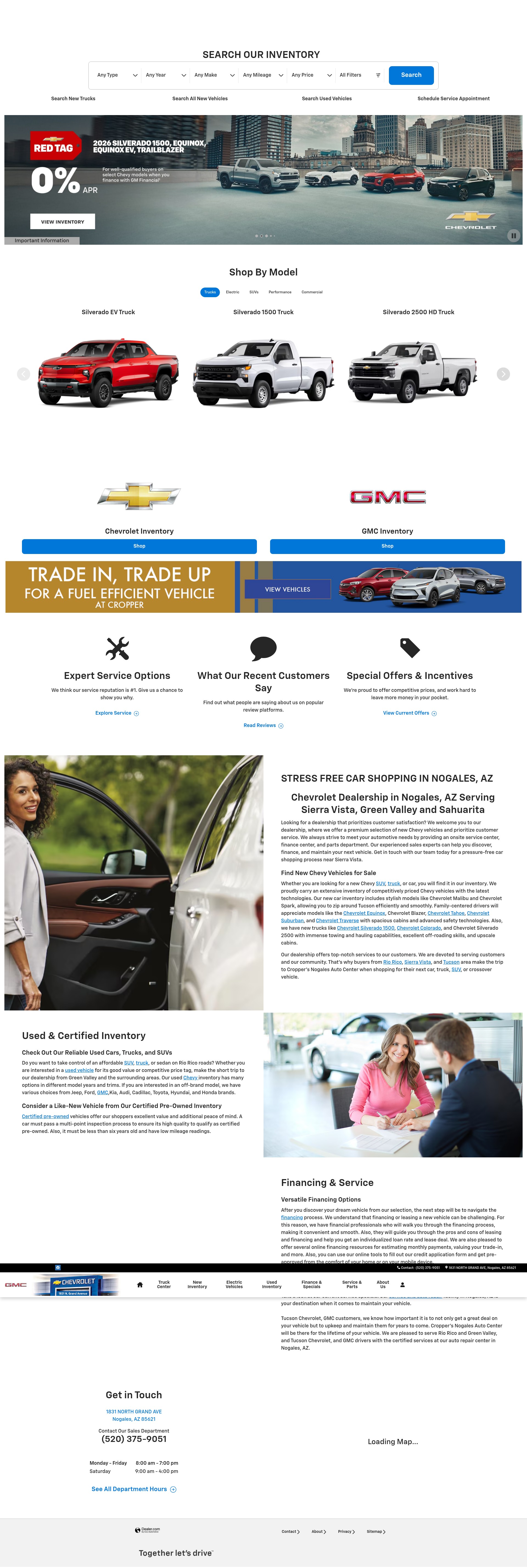 Screenshot of www.croppercare.com