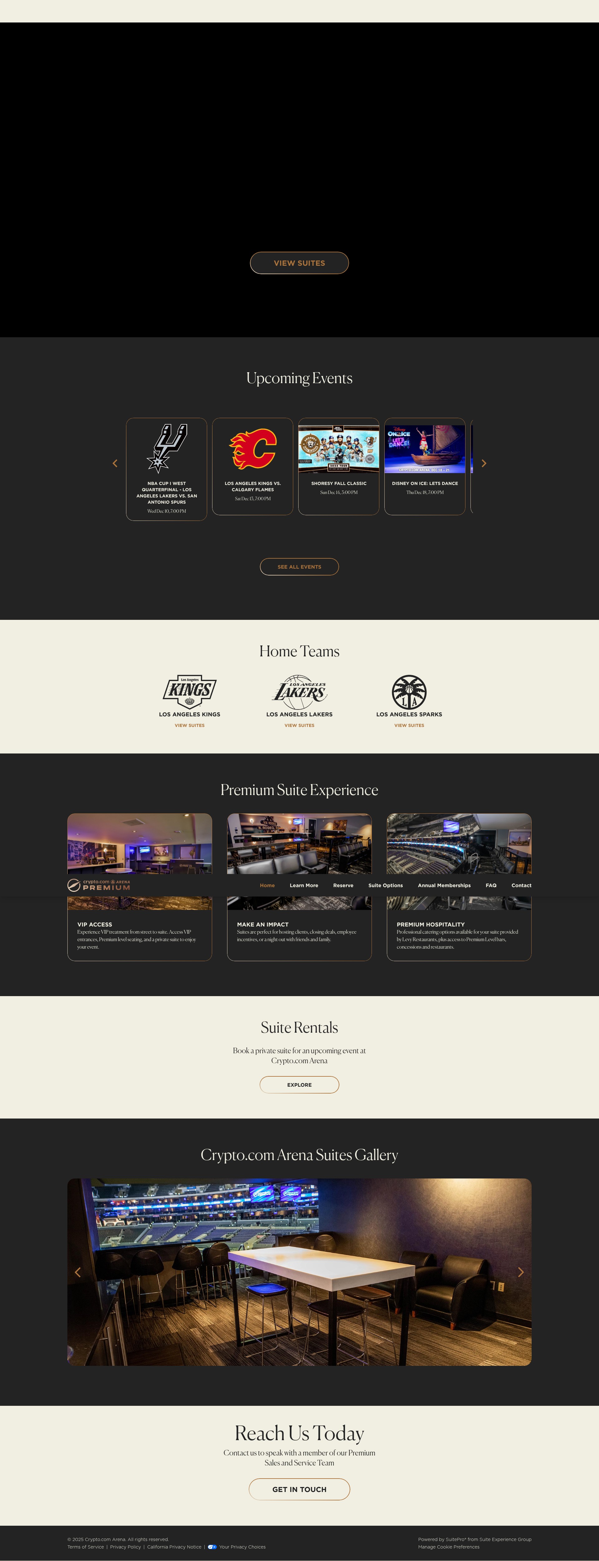 Screenshot of www.cryptoarenasuites.com