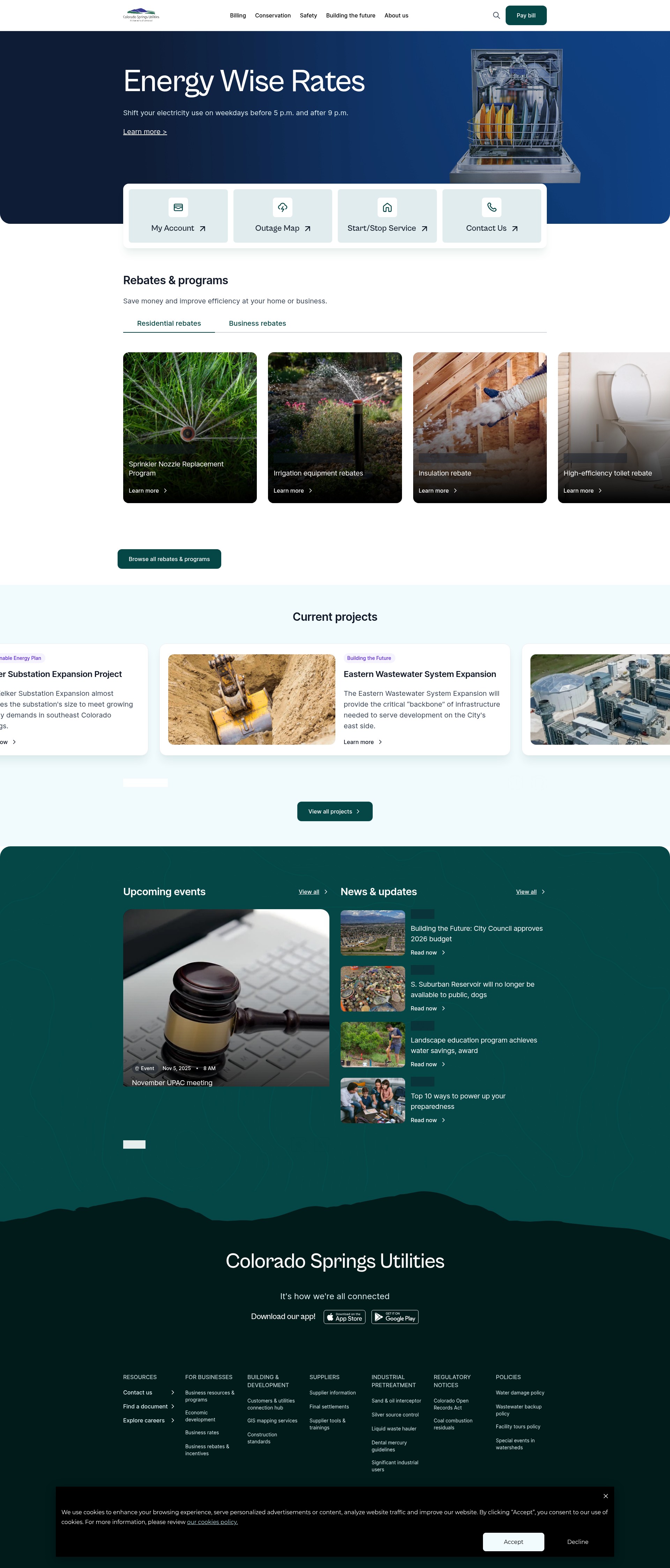 Screenshot of www.csu.org