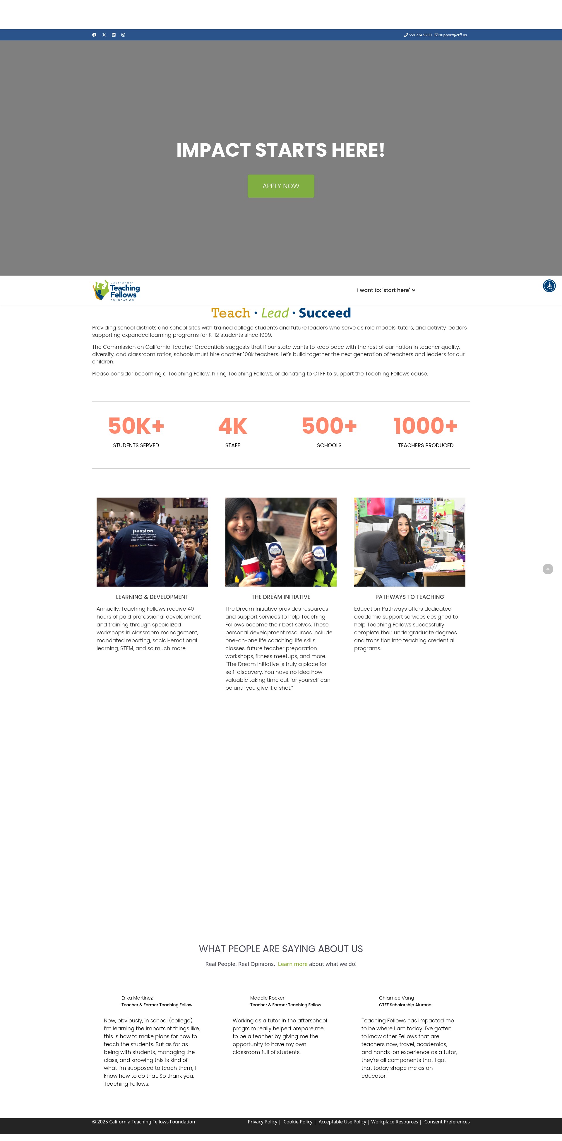 Screenshot of www.ctff.us