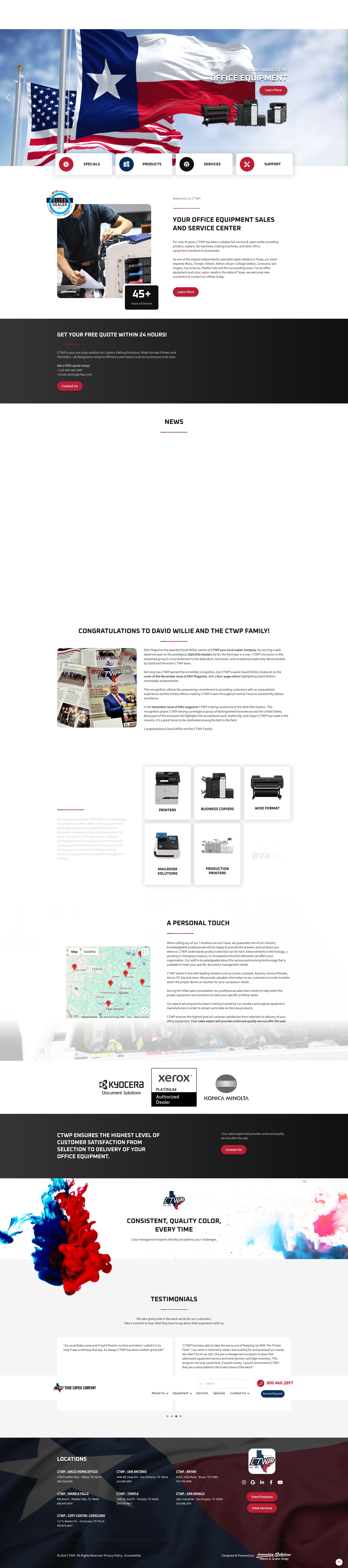Screenshot of www.ctwp.com