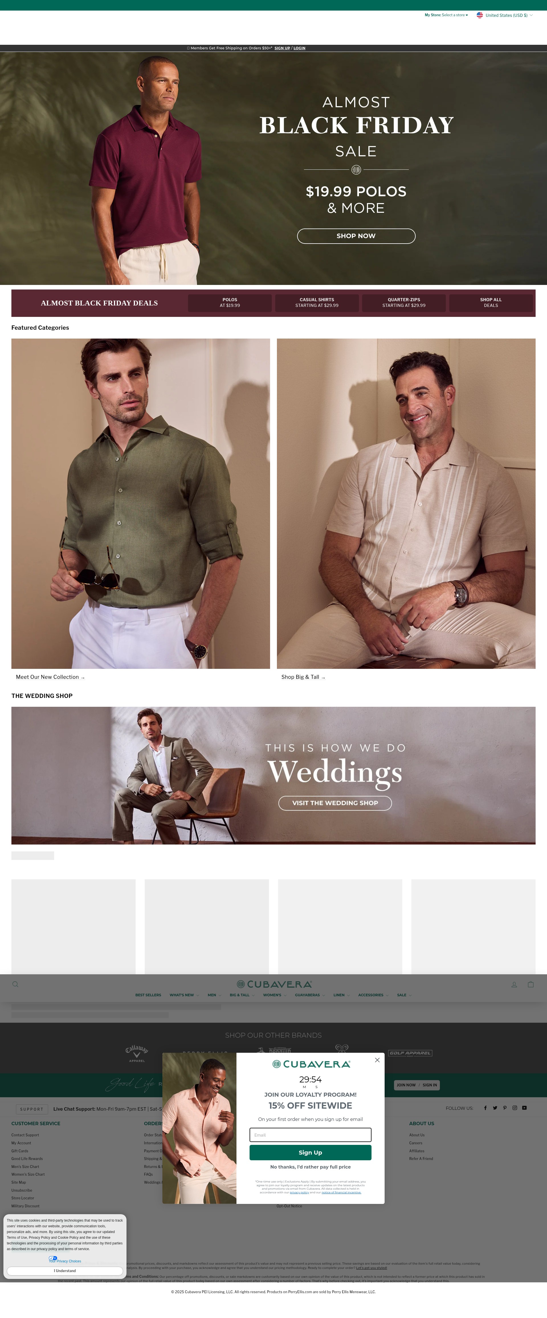 Screenshot of www.cubavera.com