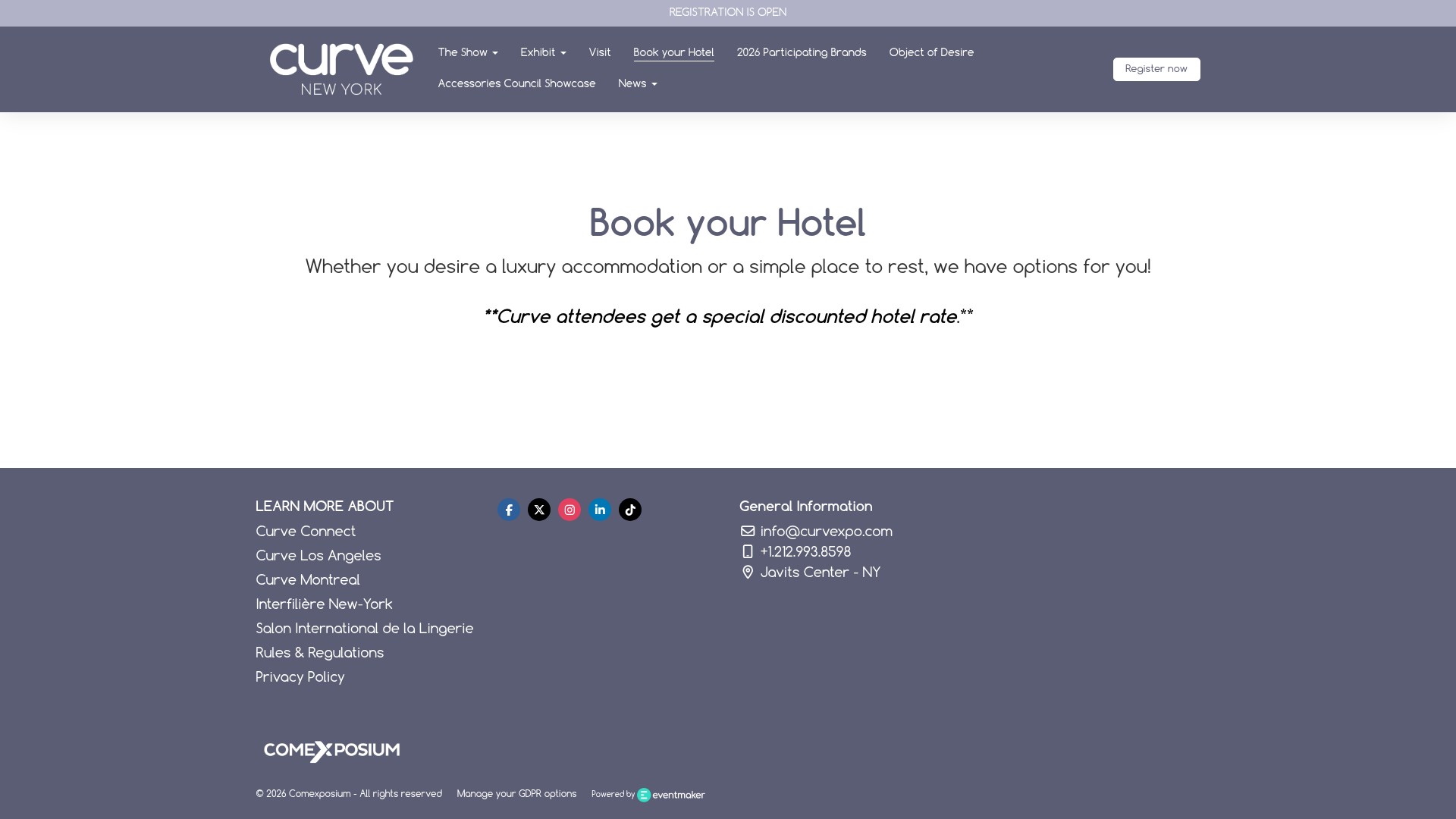 Screenshot of www.curve-newyork.com