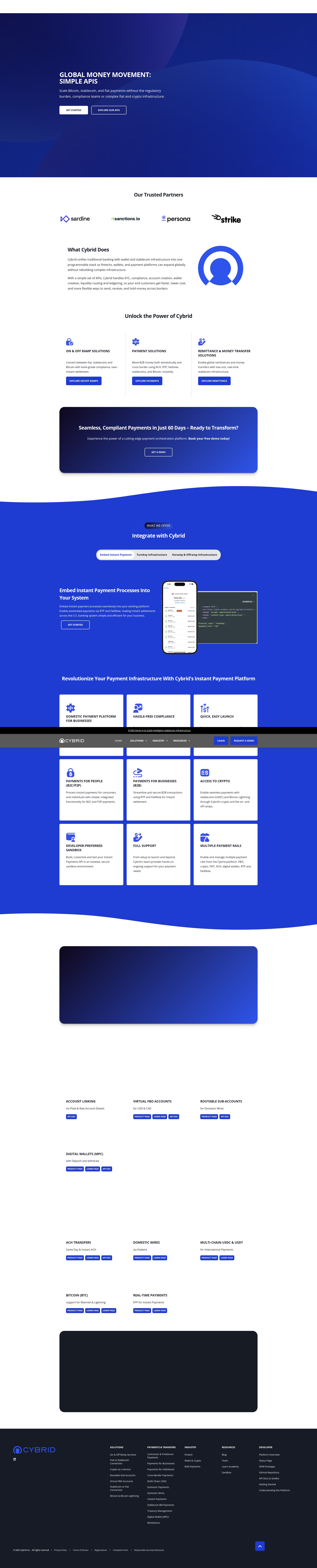 Screenshot of www.cybrid.xyz