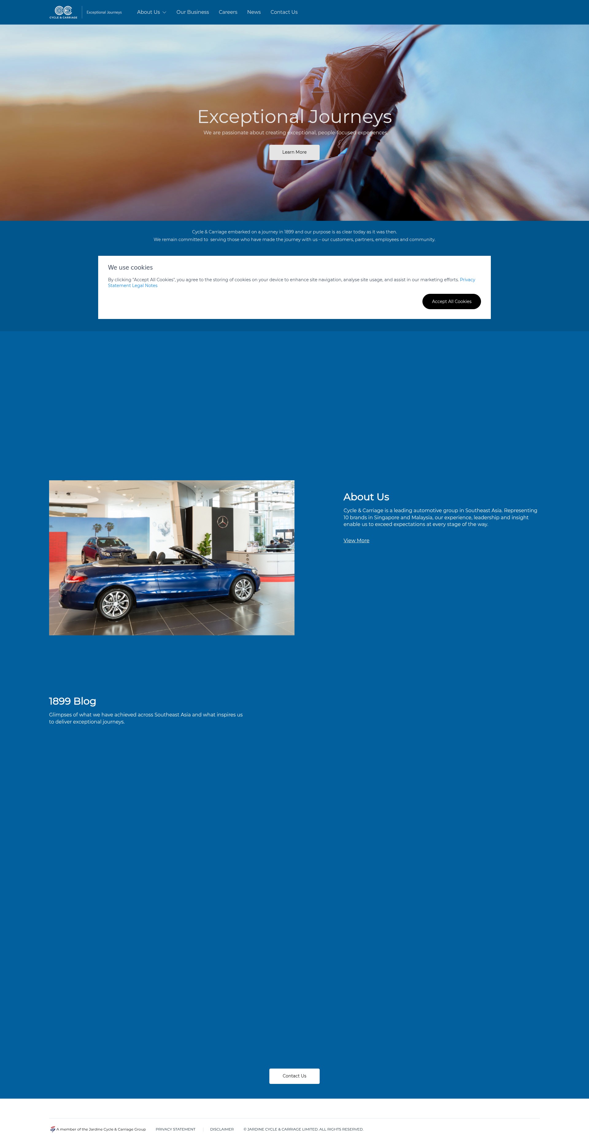 Screenshot of www.cyclecarriage.com