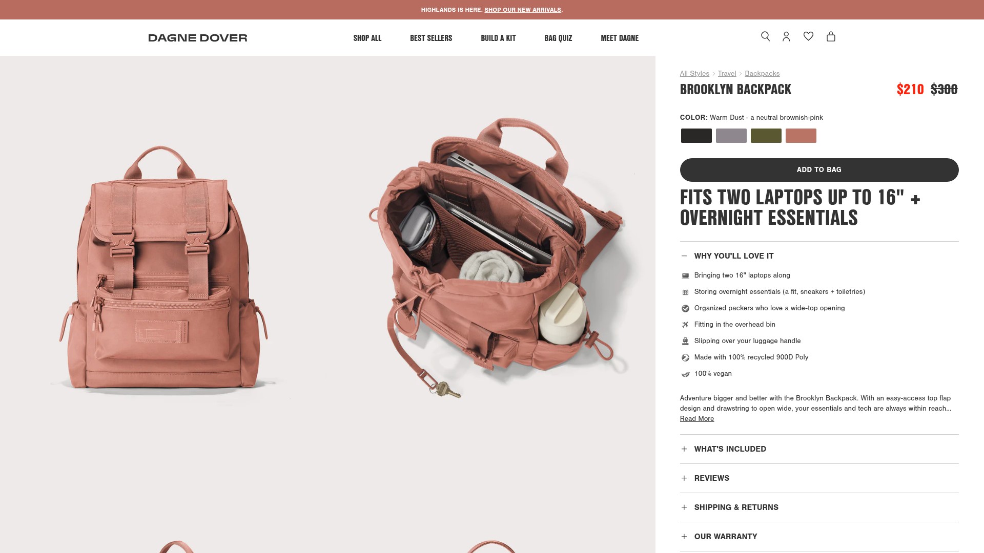 Screenshot of www.dagnedover.com