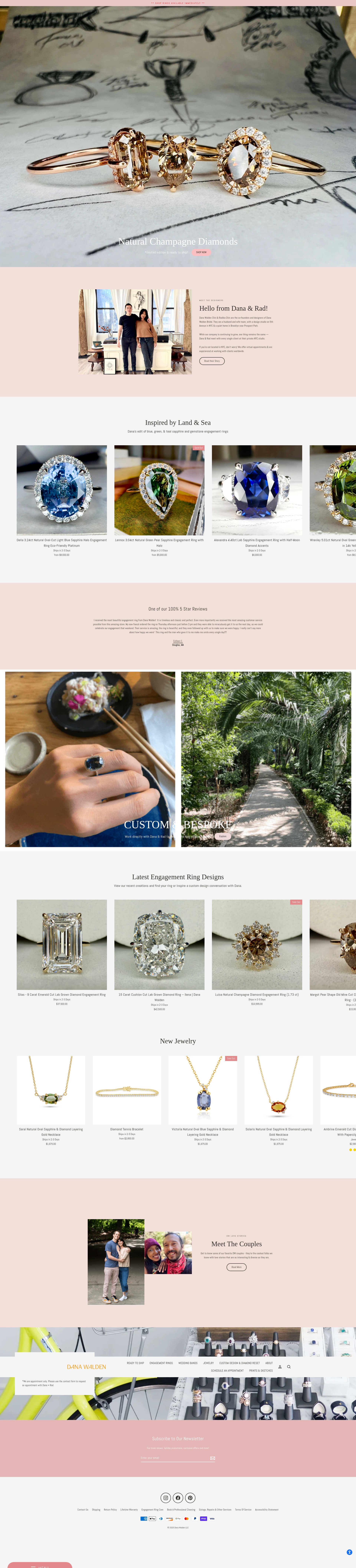 Screenshot of www.danawaldenbridal.com