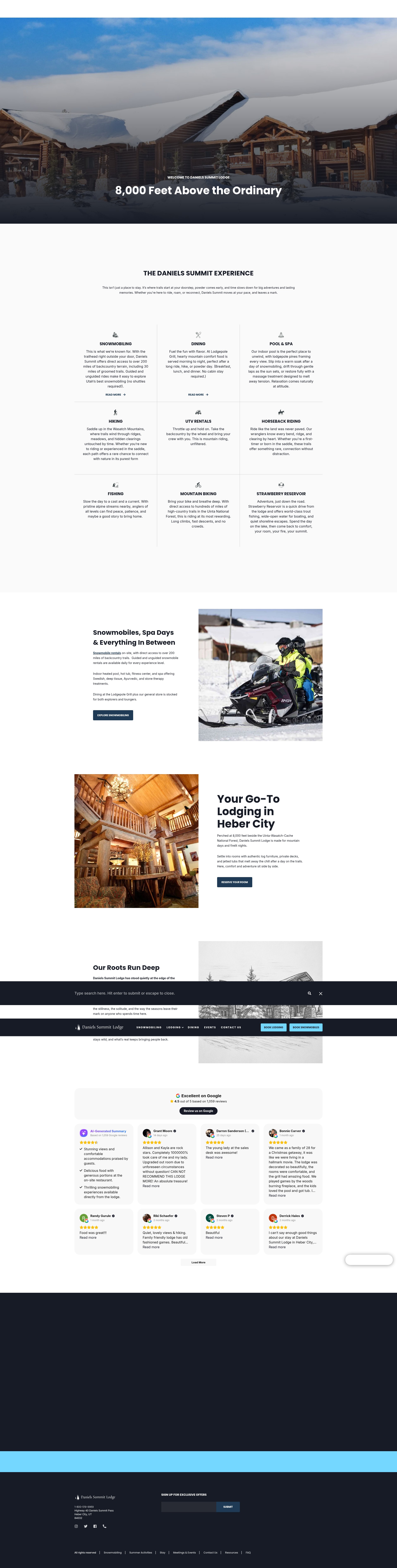 Screenshot of www.danielssummit.com