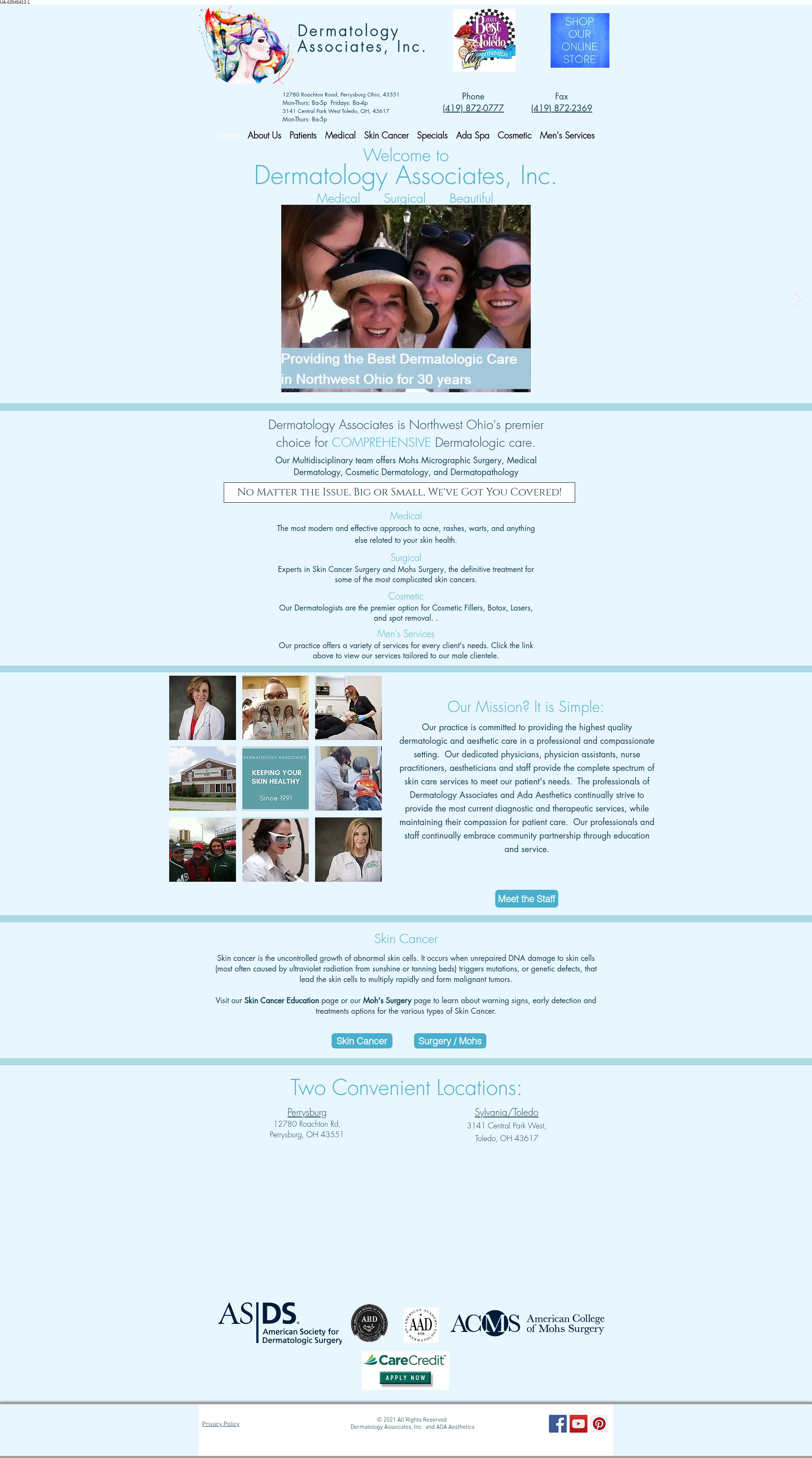 Screenshot of www.daohio.com