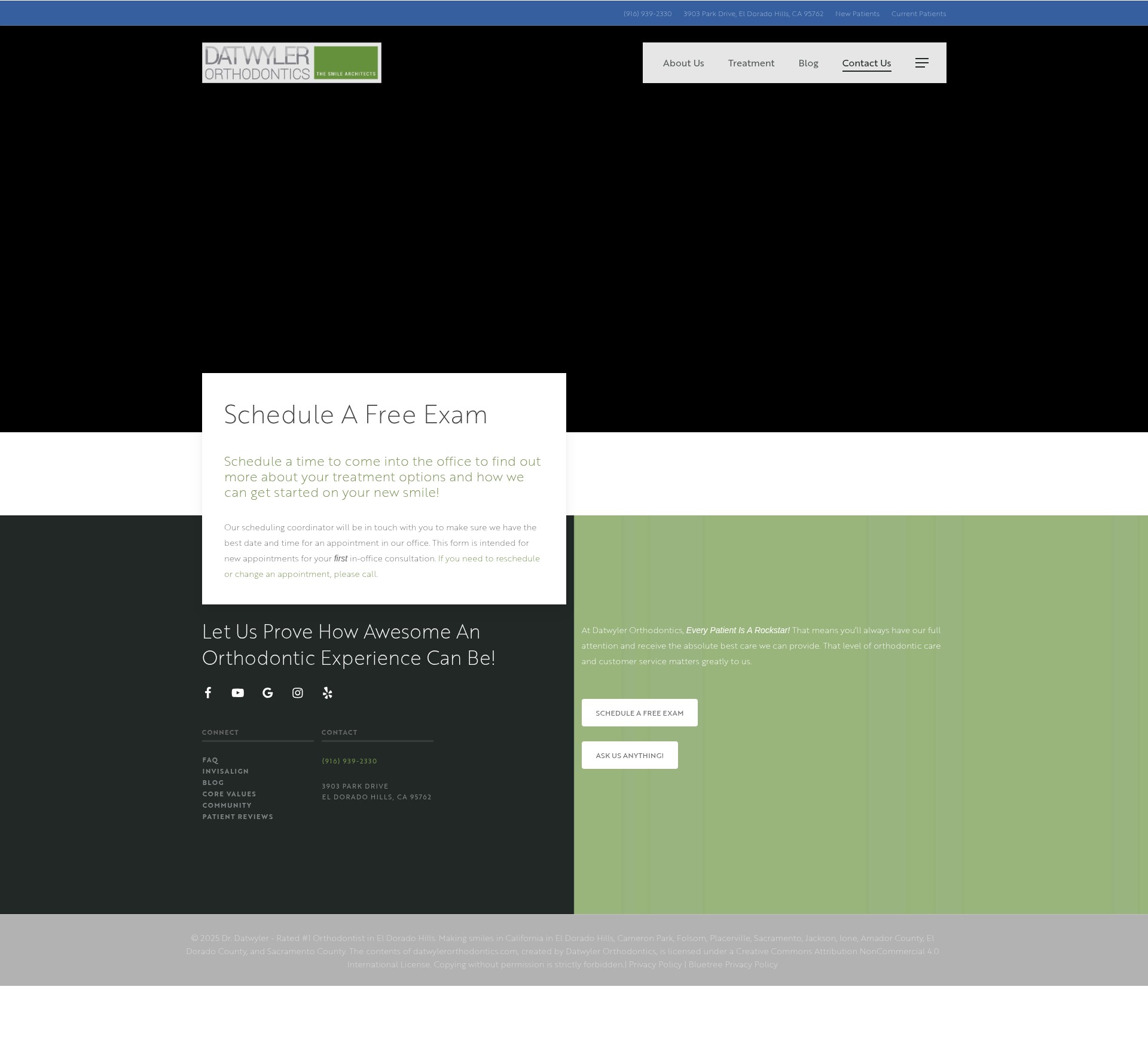 Screenshot of www.datwylerorthodontics.com