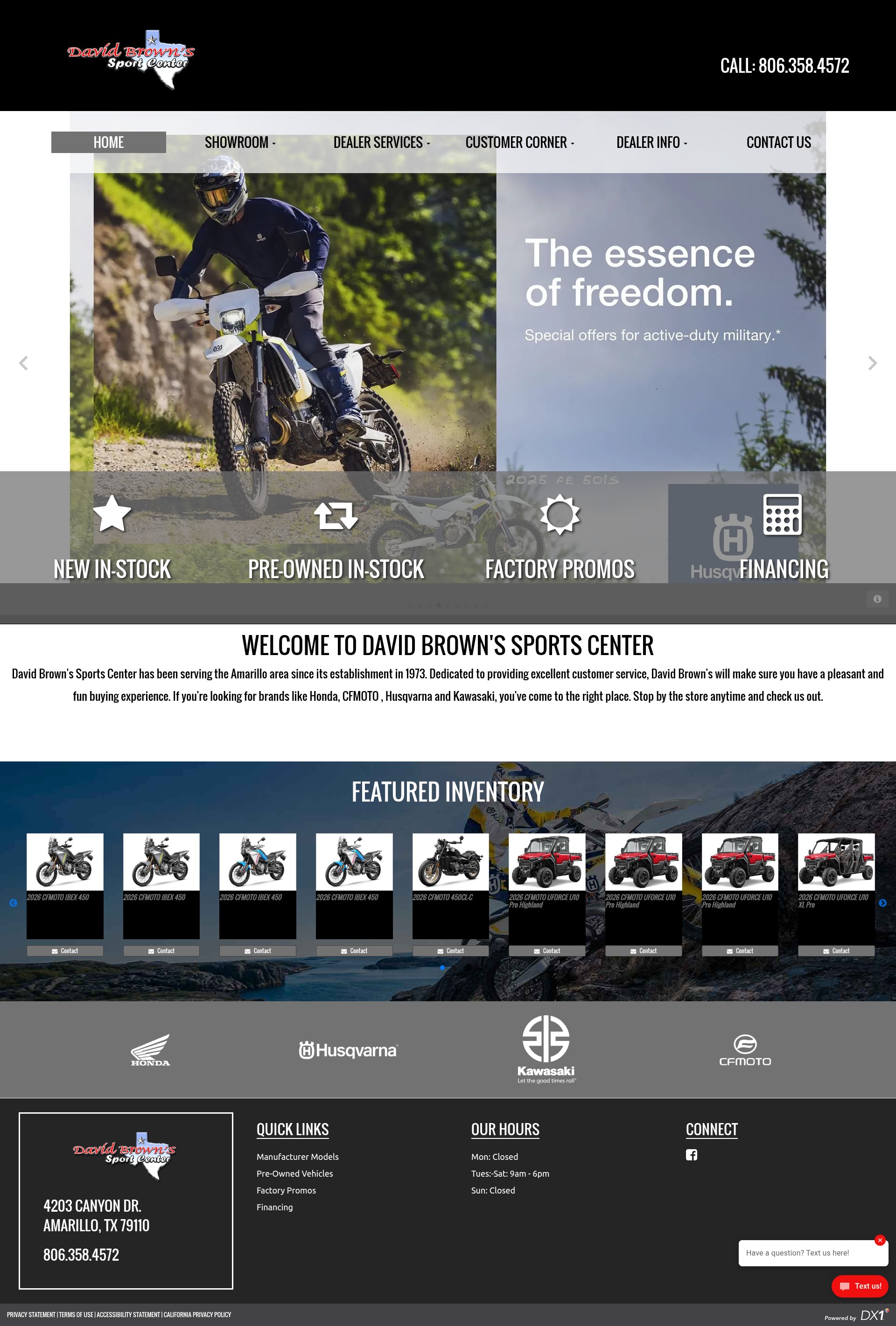 Screenshot of www.davidbrowns.com