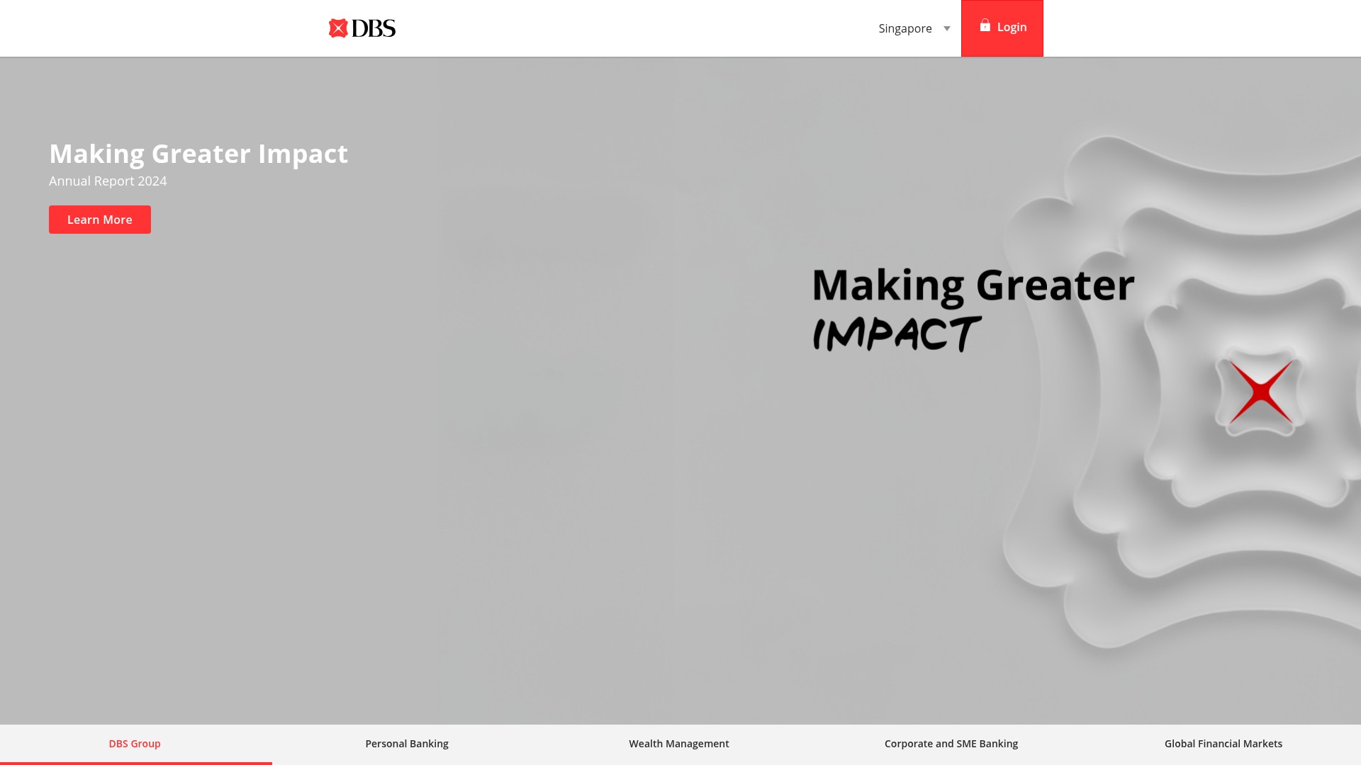 Screenshot of www.dbs.com.sg