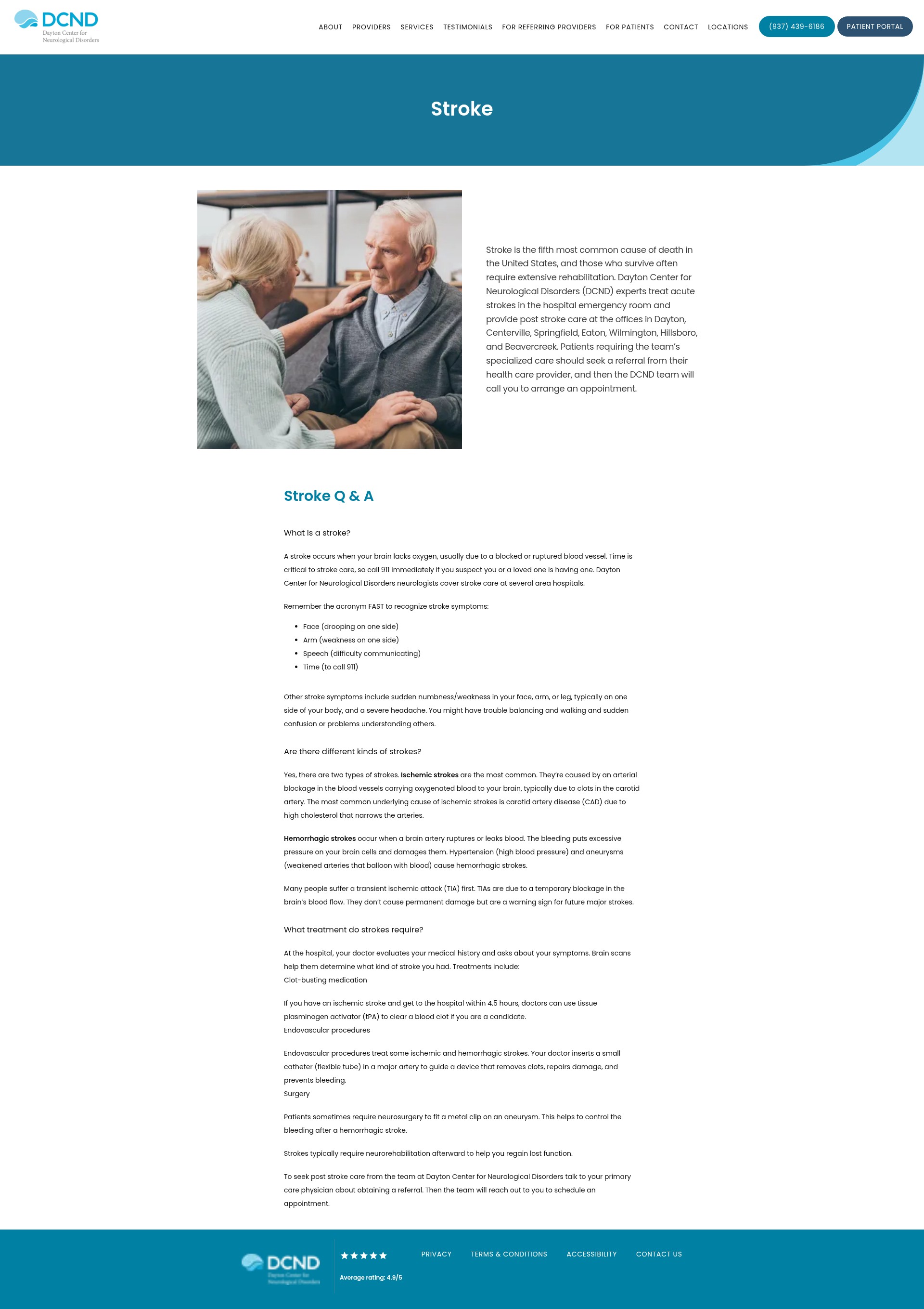 Screenshot of www.dcndinc.com