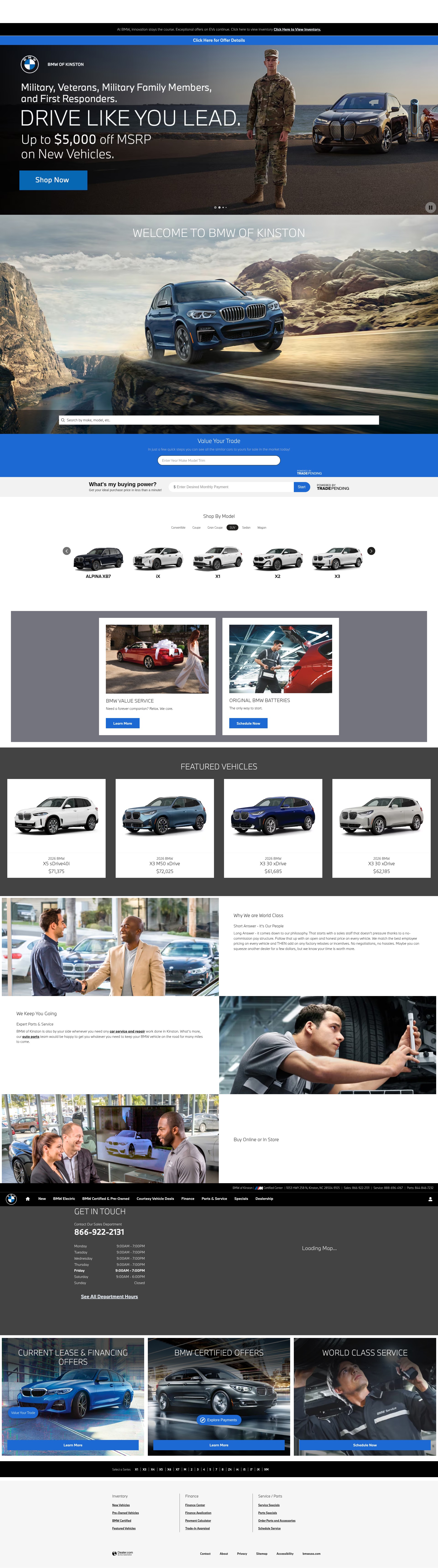 Screenshot of www.deaconjonesbmw.com