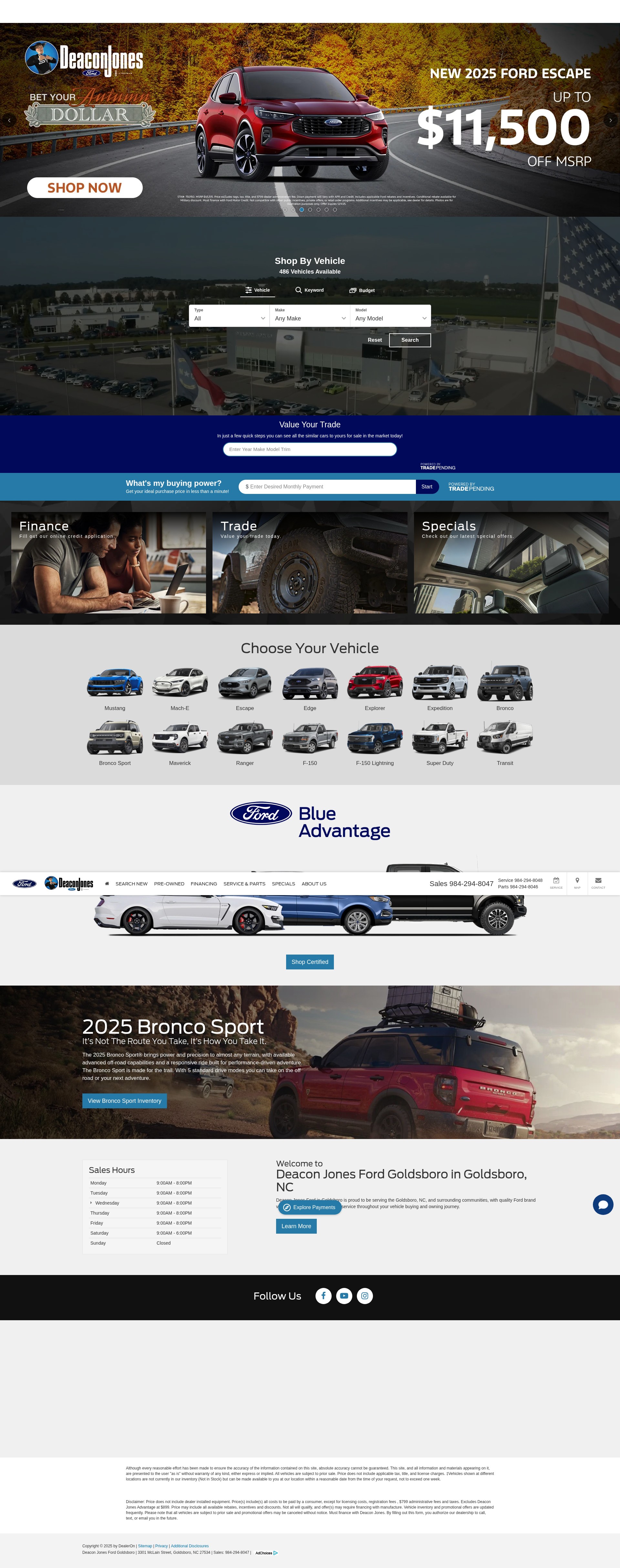Screenshot of www.deaconjonesfordlm.com