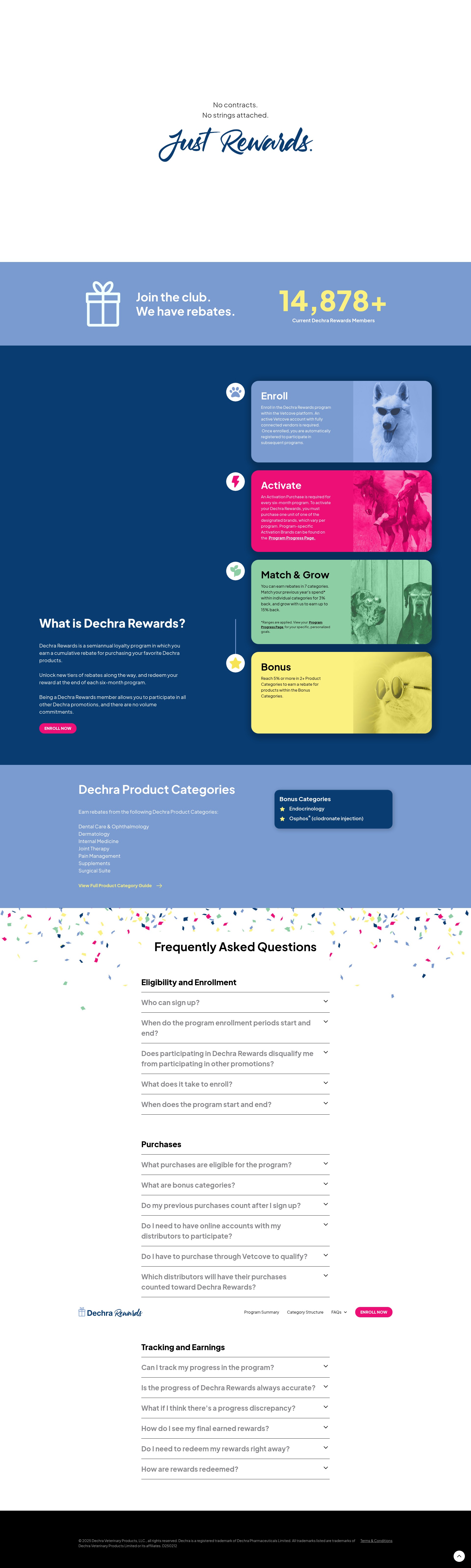 Screenshot of www.dechrarewards.com