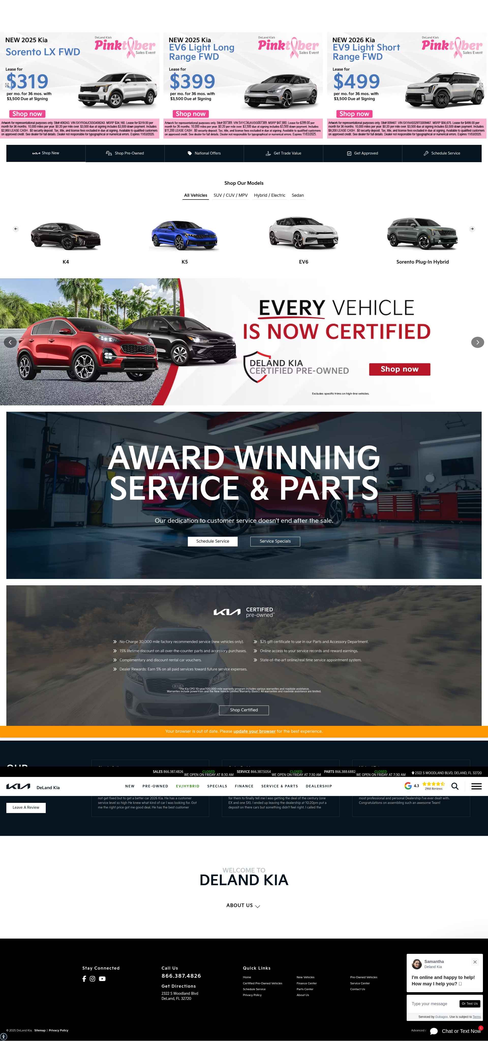 Screenshot of www.delandkia.com