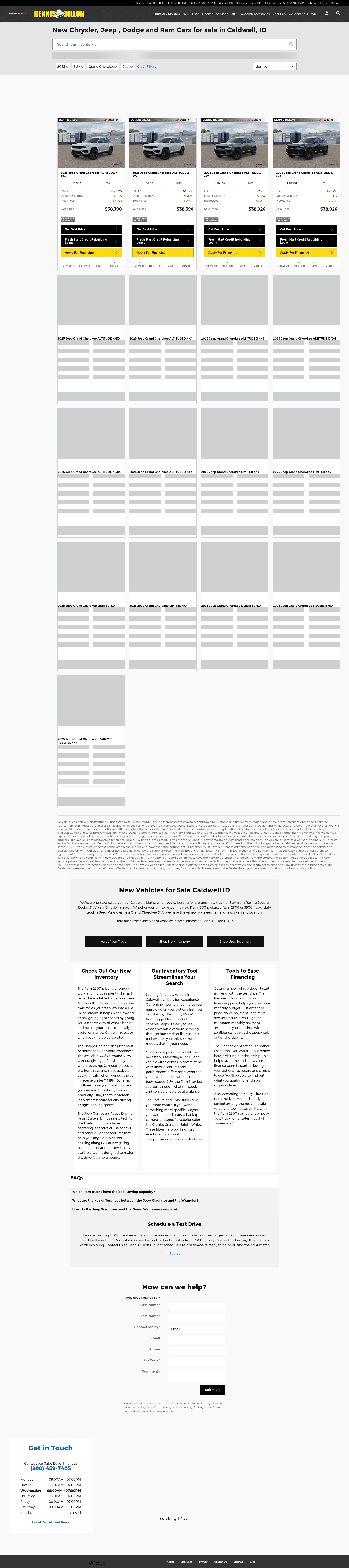 Screenshot of www.dennisdillonchryslerjeepdodge.com
