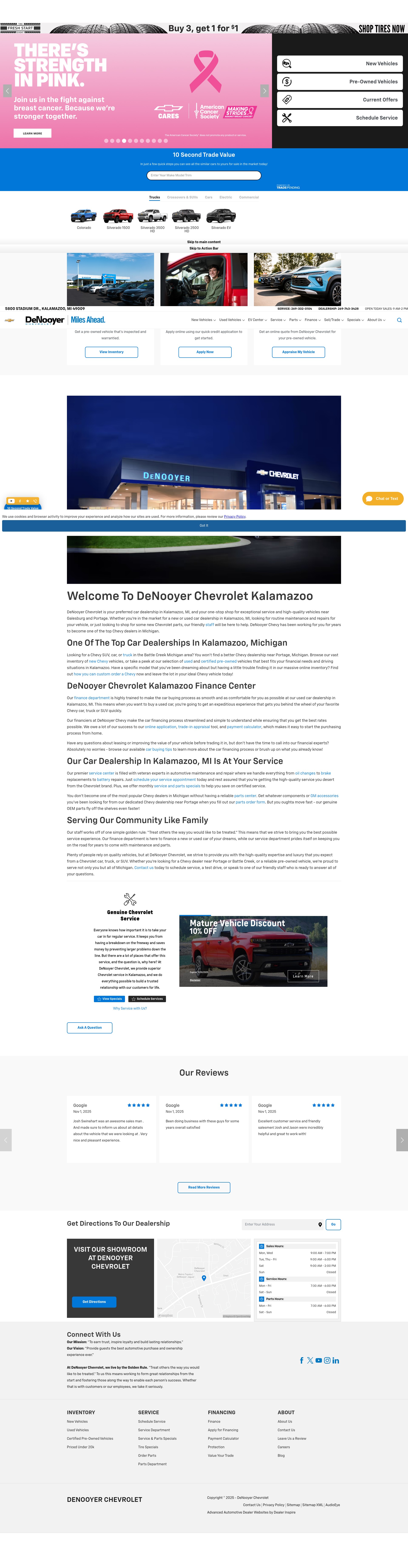 Screenshot of www.denooyer.com