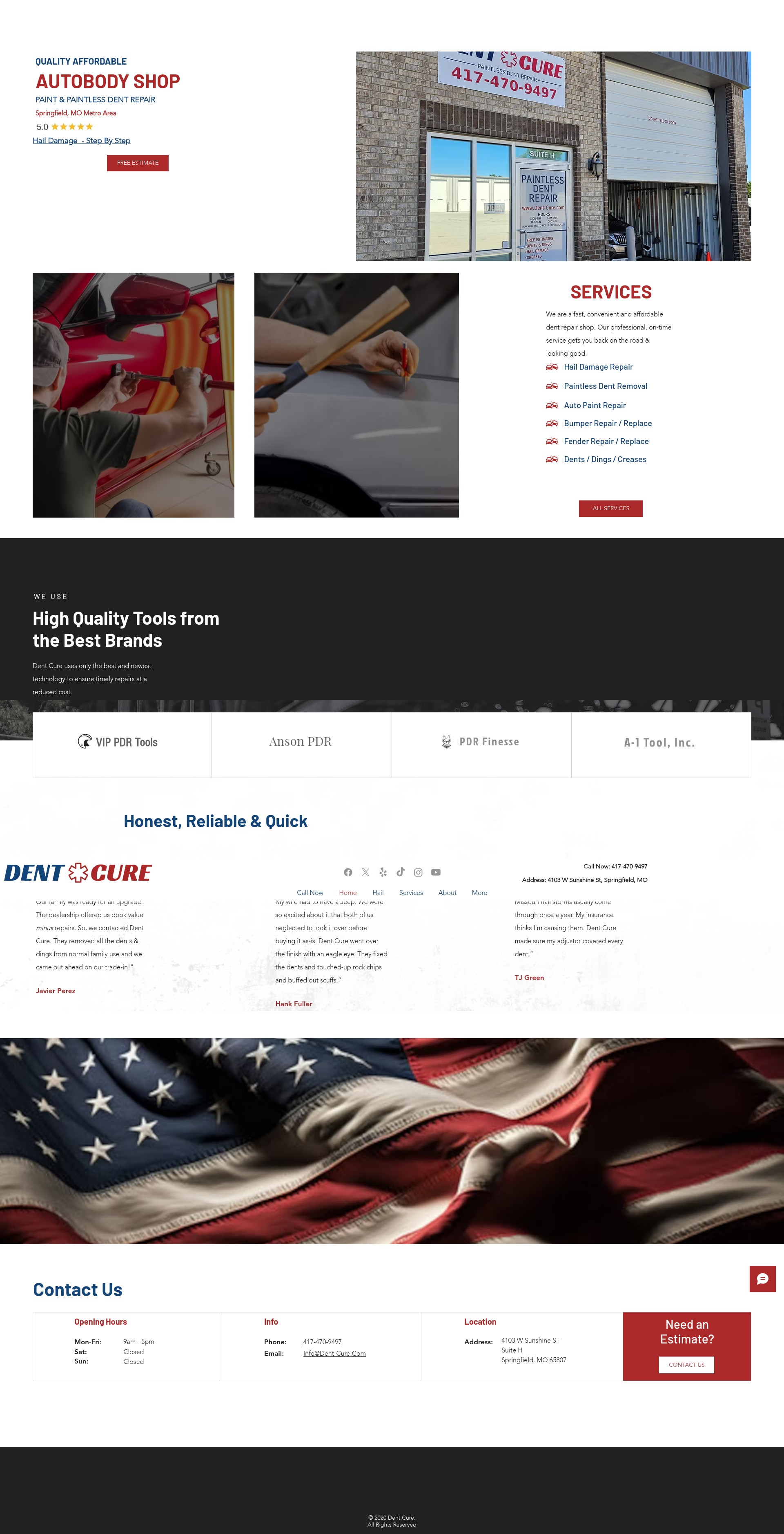 Screenshot of www.dent-cure.com