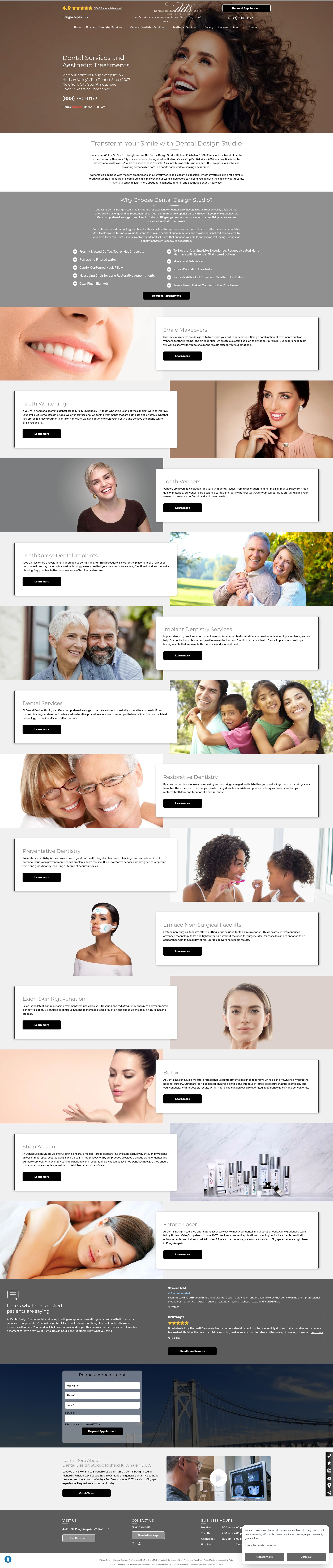 Screenshot of www.dentaldesignstudio.net