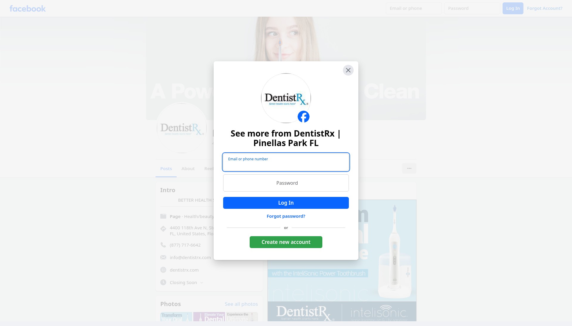 Screenshot of www.dentistrx.com