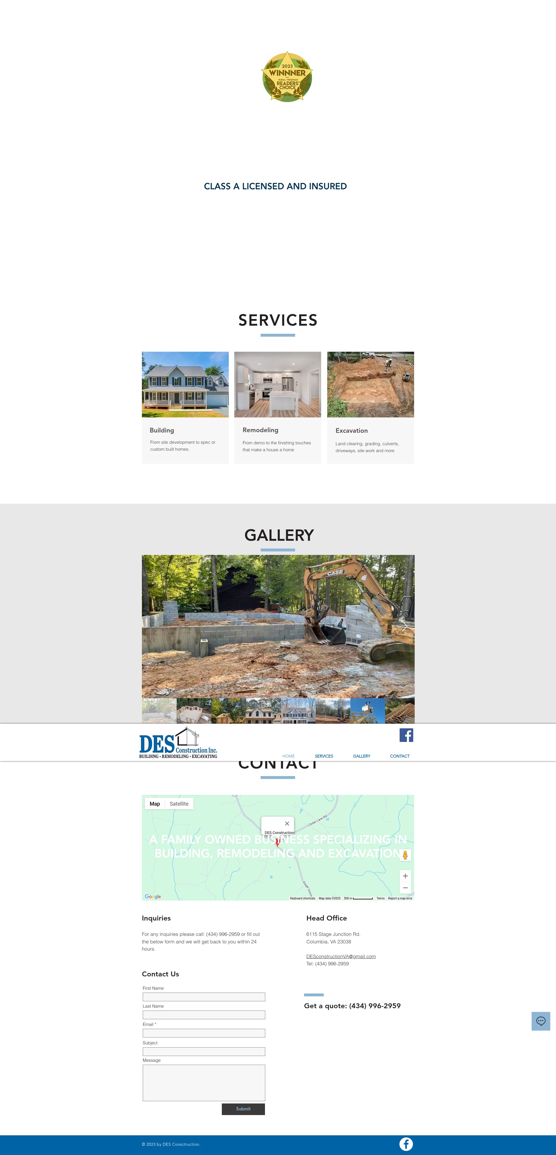 Screenshot of www.desconstructioninc.com