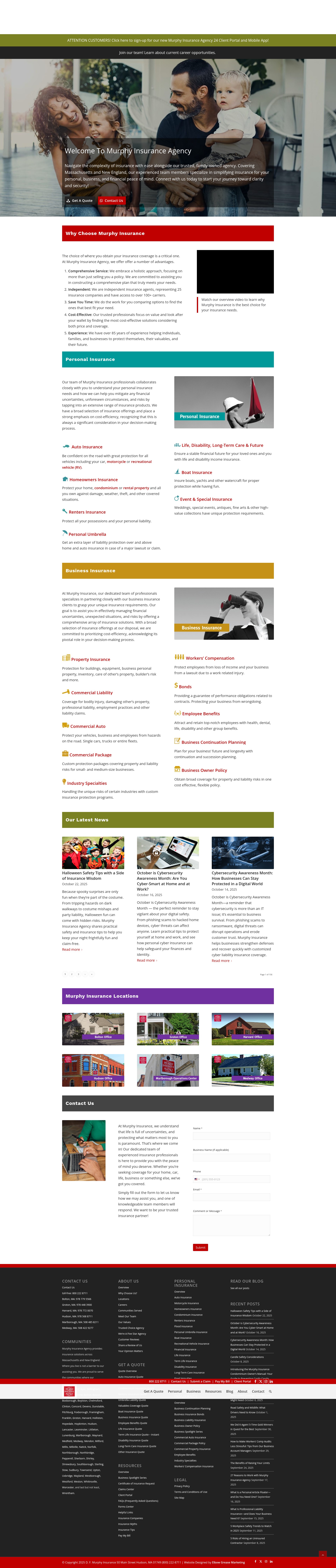 Screenshot of www.dfmurphy.com